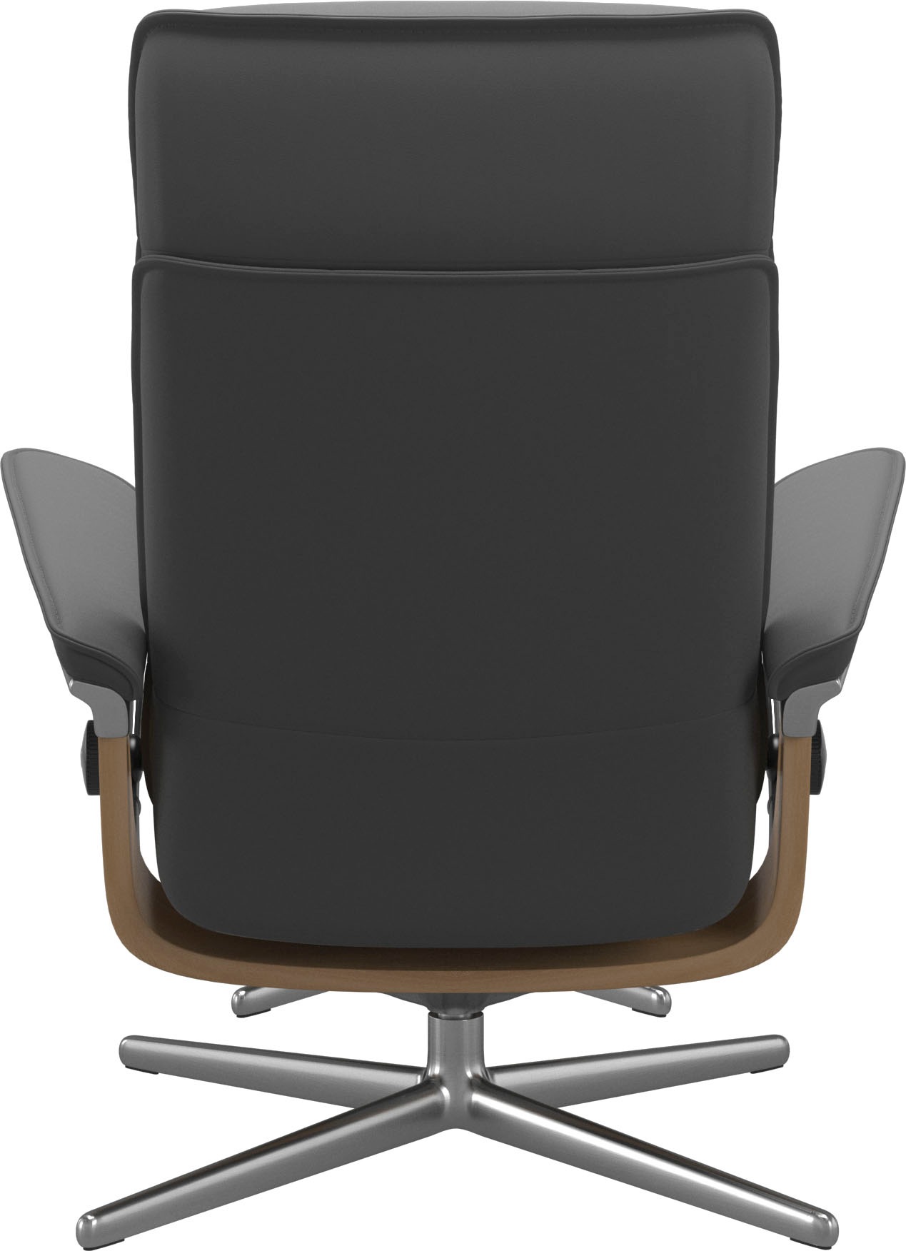 Stressless® Relaxsessel »Admiral«, (Set, Relaxsessel inkl. Hocker), mit Cross Base, Größe M & L, Holzakzent Eiche