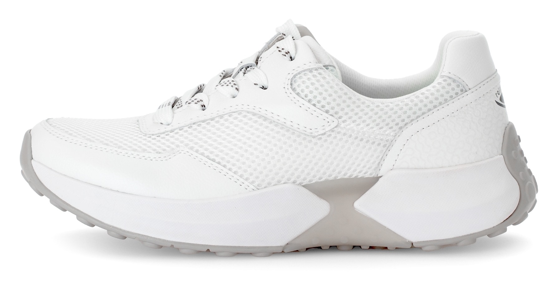 Gabor Rollingsoft Keilsneaker, Freizeitschuh, Halbschuh, Schnürschuh mit Label an der Ferse