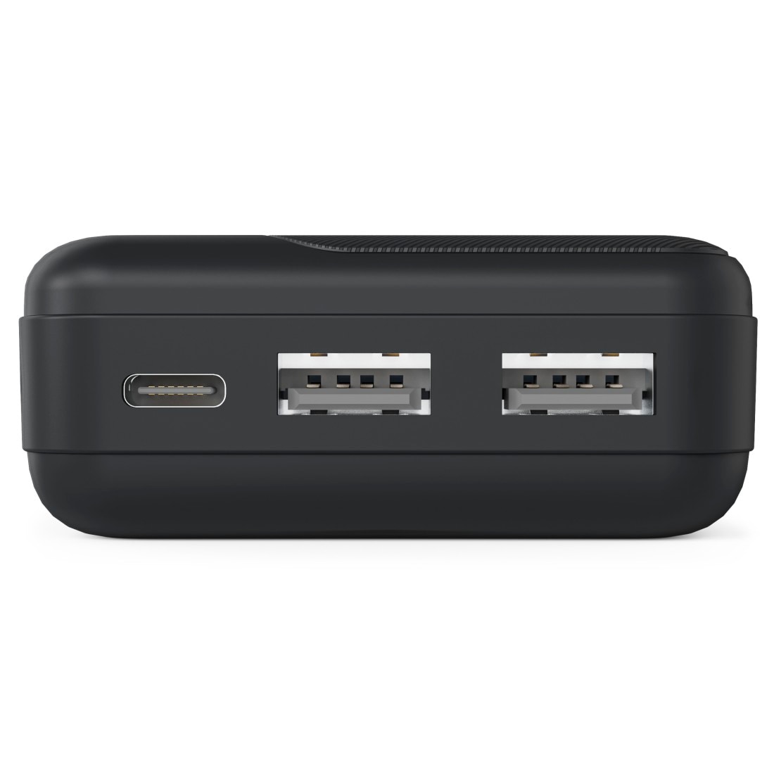 Hama Powerbank »Powerbank 10000 mAh mit 2x USB-A und USB-C Anthrazit« Fast Charge, LED-Kapazitätsanzeige, 2x USB-A, Schutzfunktionen