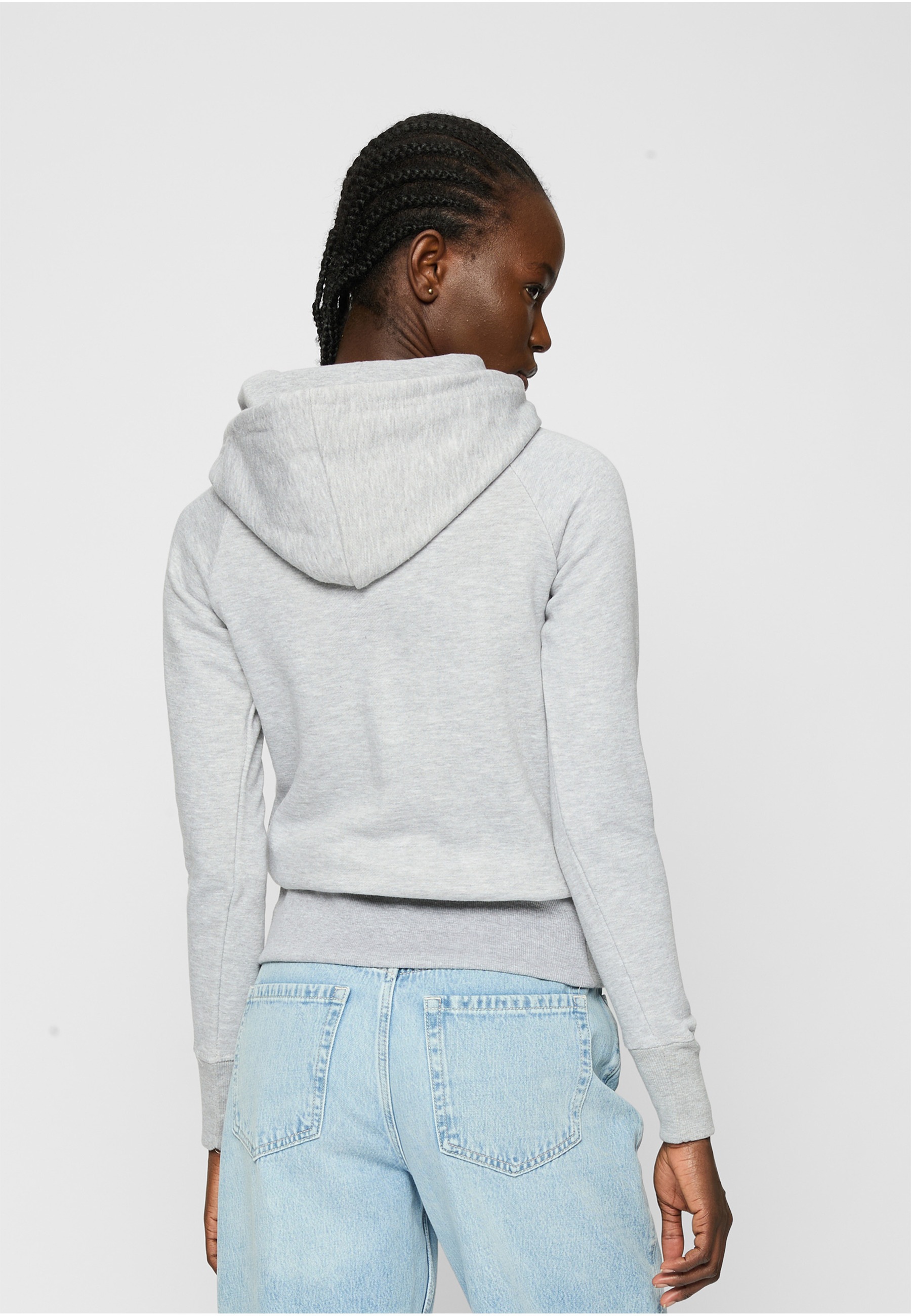 MisterTee Rundhalspullover »MisterTee Damen Ladies F-Word Hoody« 1 Stk.