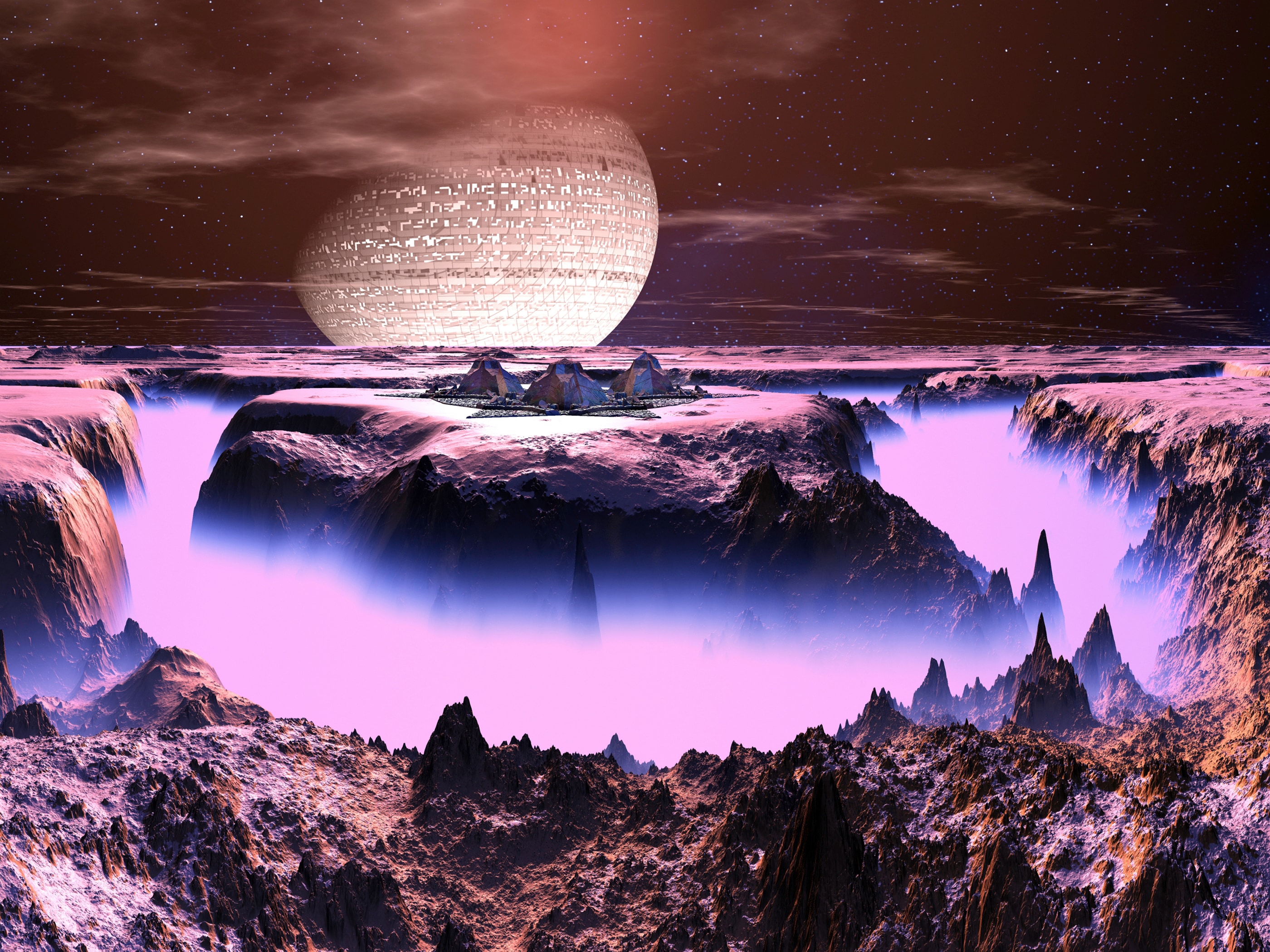 Papermoon Fototapete "PLANETEN-FUTURISTISCH WELTRAUM MOND GALAXIE UNIVERSUM"