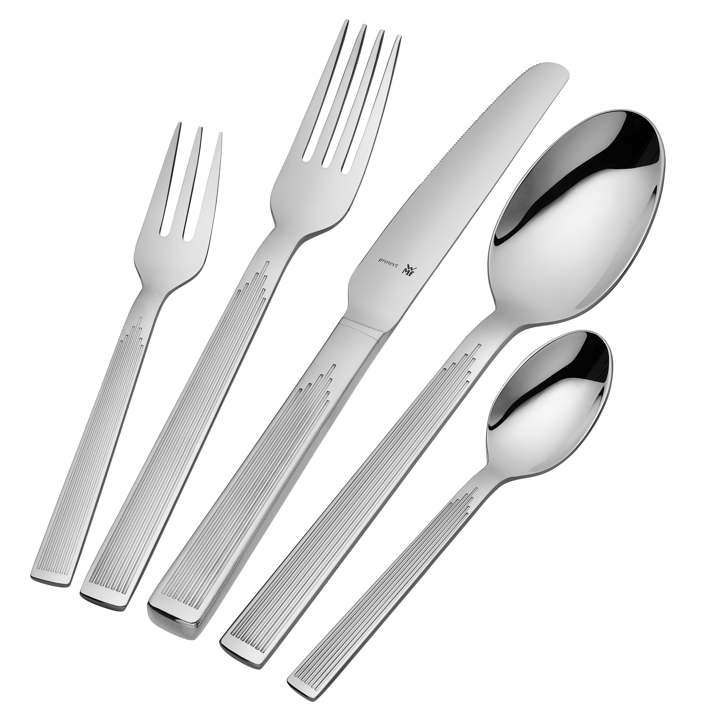 WMF Besteck-Set »Art Deco«, (Set, 66 tlg.), ergonomisch, Cromargan protect