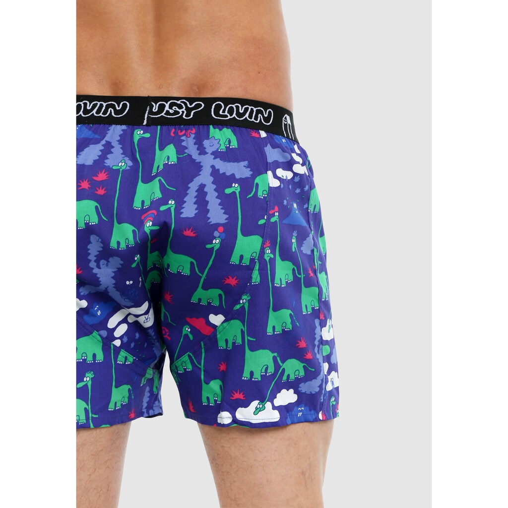 Lousy Livin Boxershorts »Dino 2 Pack«, (2 St.)