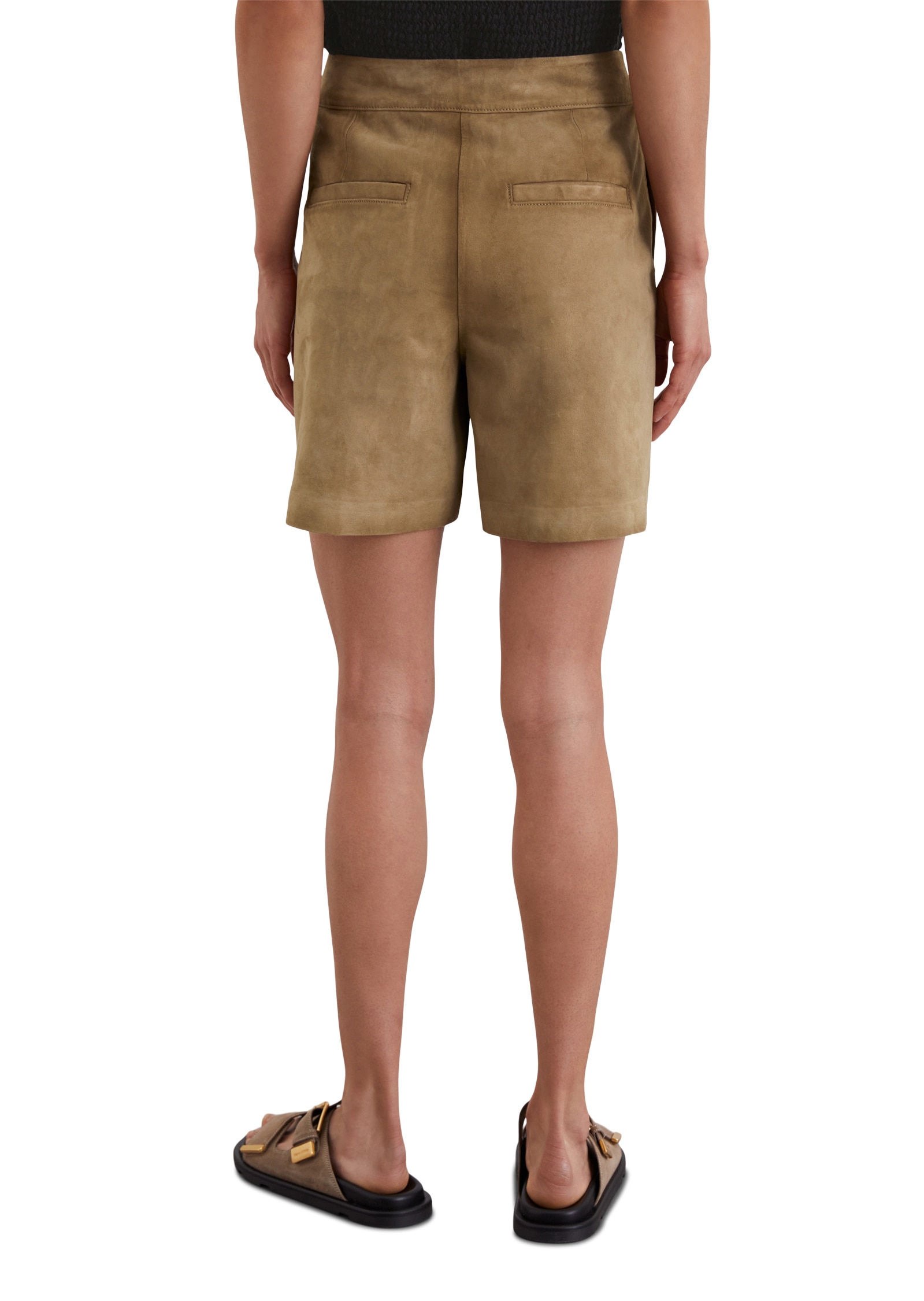 Marc O'Polo Shorts »aus weichem Ziegenleder«