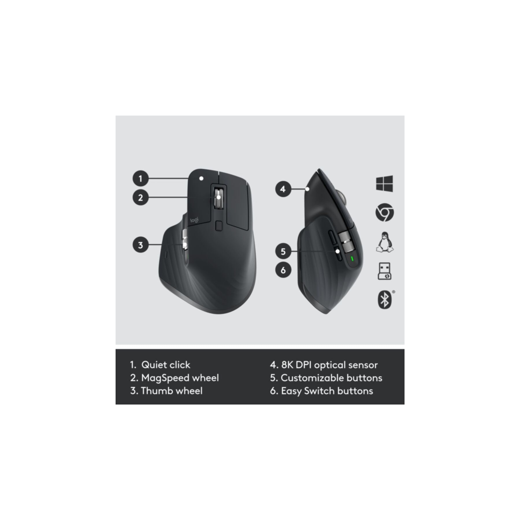 Logitech Tastatur »920-010933«, (Fn-Tasten-Handgelenkauflage-Lautstärkeregler-Multimedia-Tasten-USB-Anschluss-Ziffernblock)