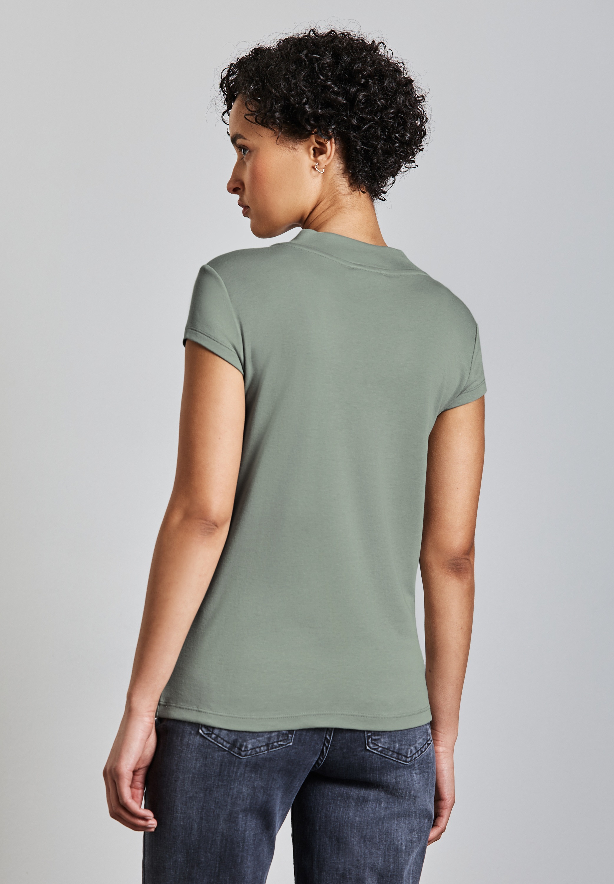 STREET ONE T-Shirt, mit Turtleneck