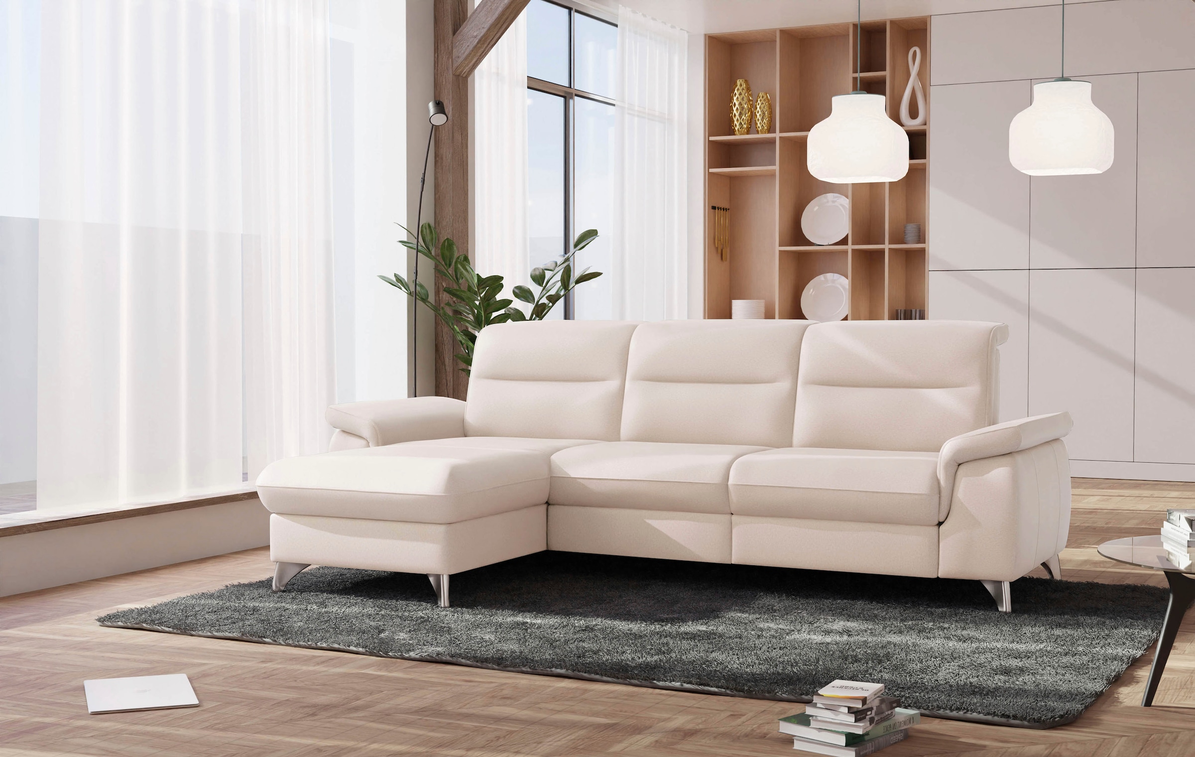 sit&more Ecksofa "Astoria L-Form" wahlweise mit motorischer Relaxfunktion günstig online kaufen
