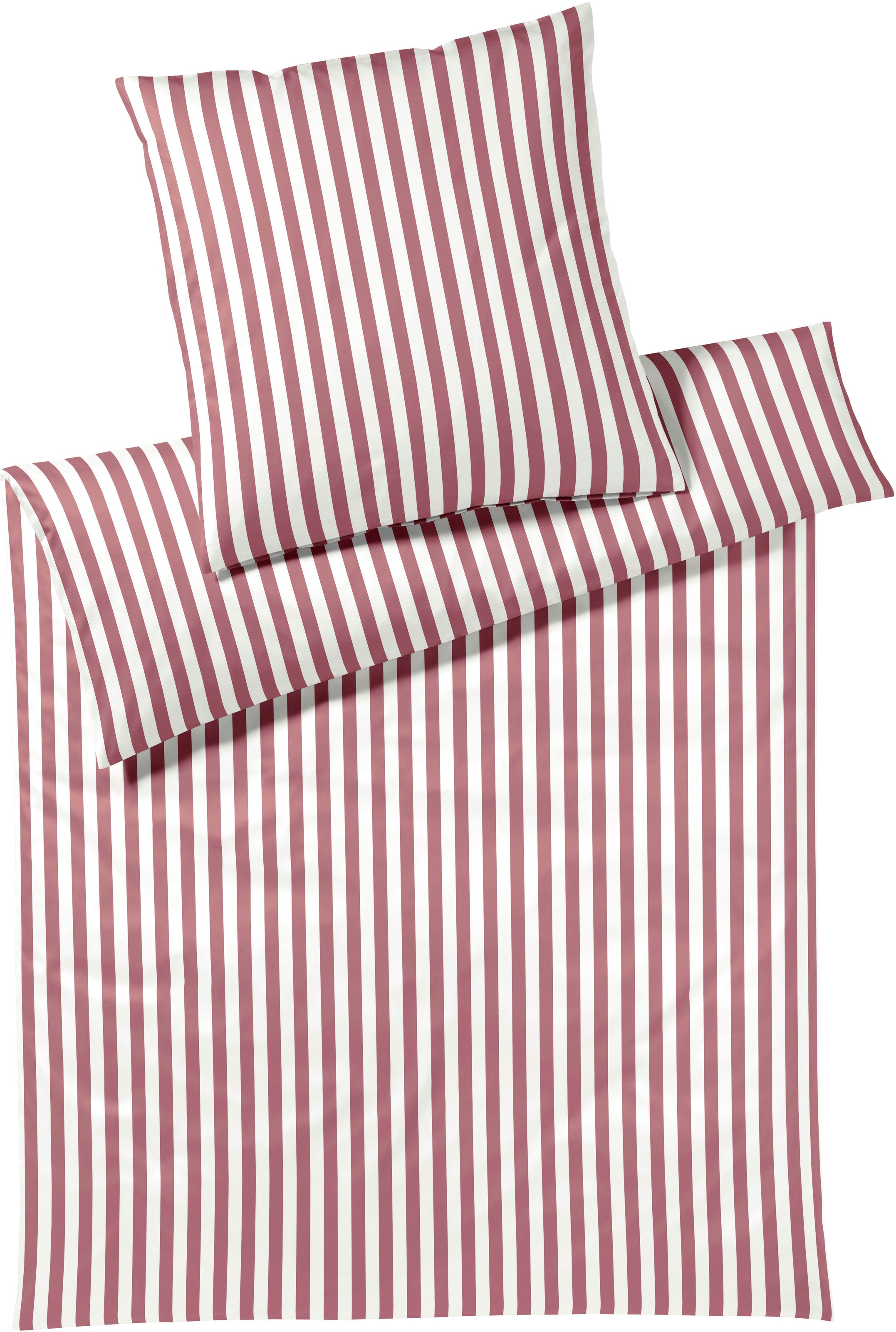 Elegante Bettwäsche "Straight" 2 Stk. tlg. angenehmes Hautgefühl günstig online kaufen