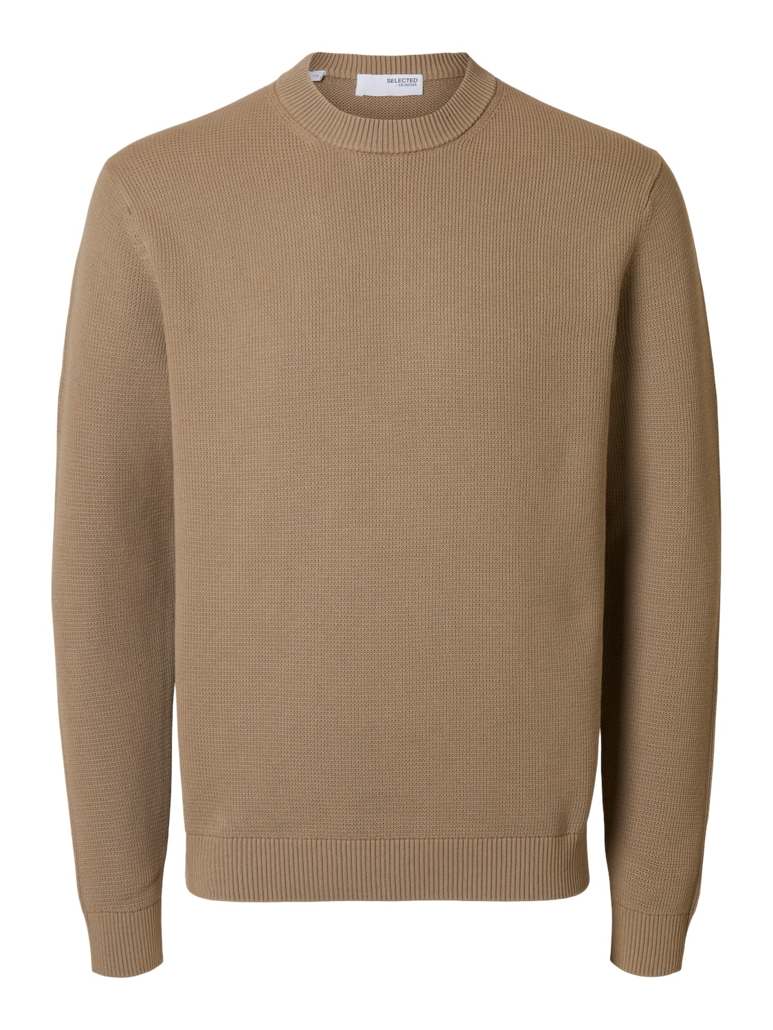 SELECTED HOMME Rundhalspullover »SLHDANE LS KNIT STRUCTURE CREW NECK NOOS«