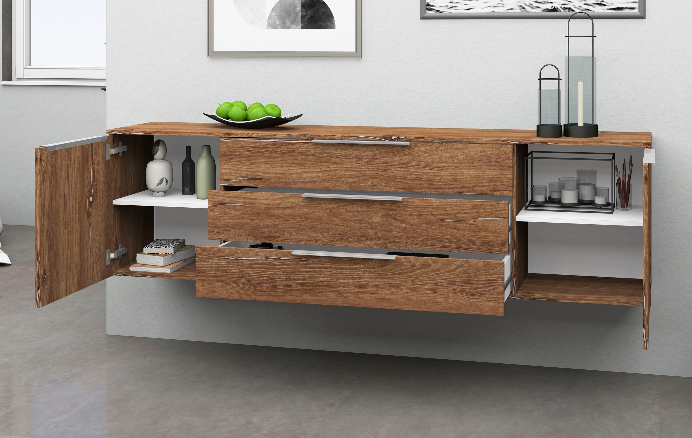 borchardt Möbel Sideboard »Oliva«, Breite 166 oder 200 cm