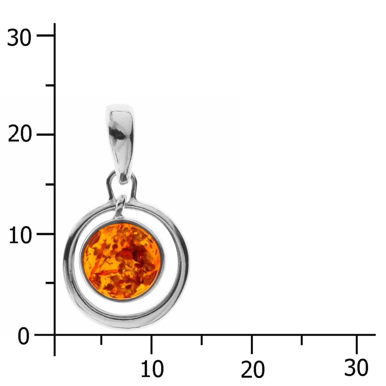 OSTSEE-SCHMUCK Kettenanhänger »- Serana - Silber 925/000 - Bernstein«