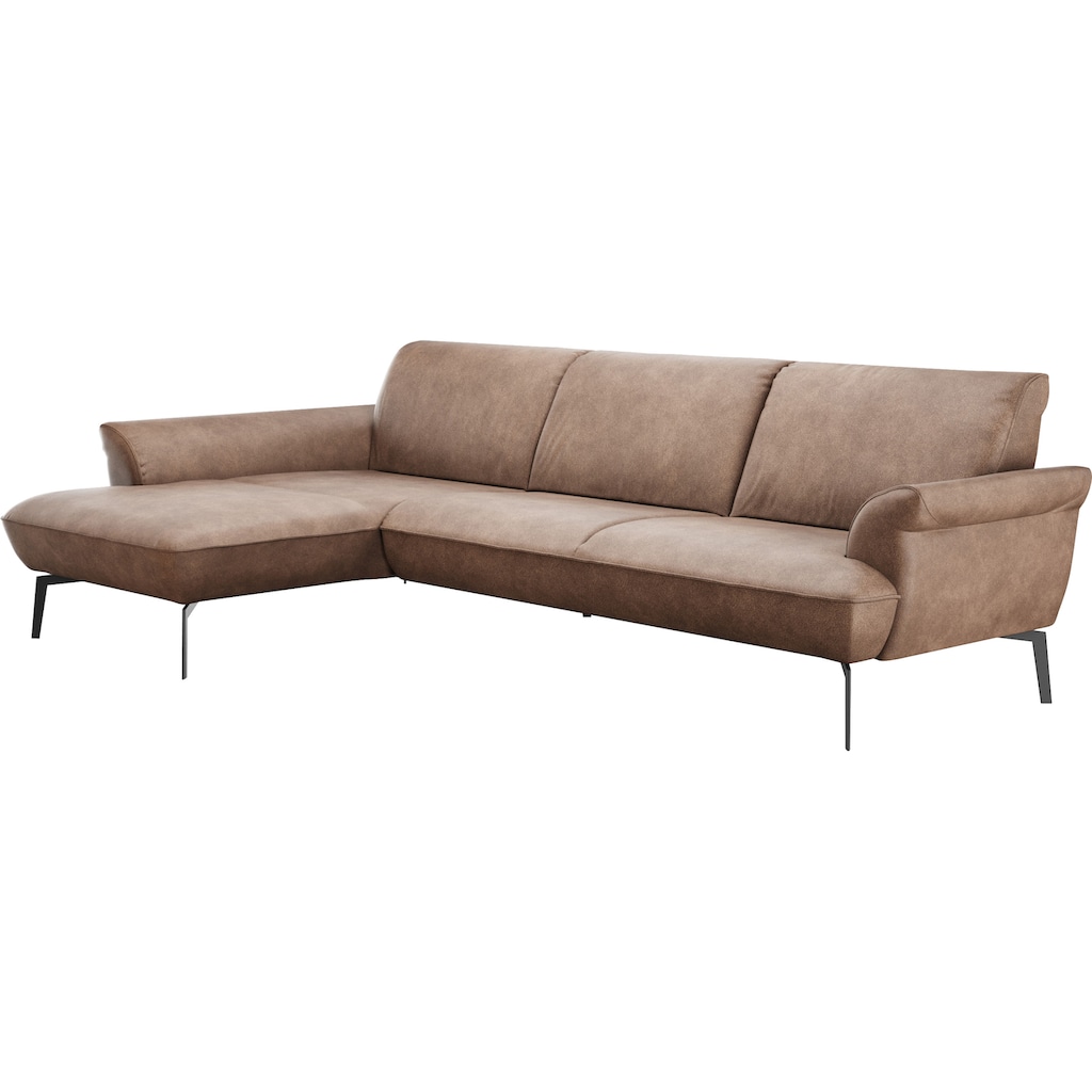 himolla Ecksofa »himolla 9900«, (mit Hocker)