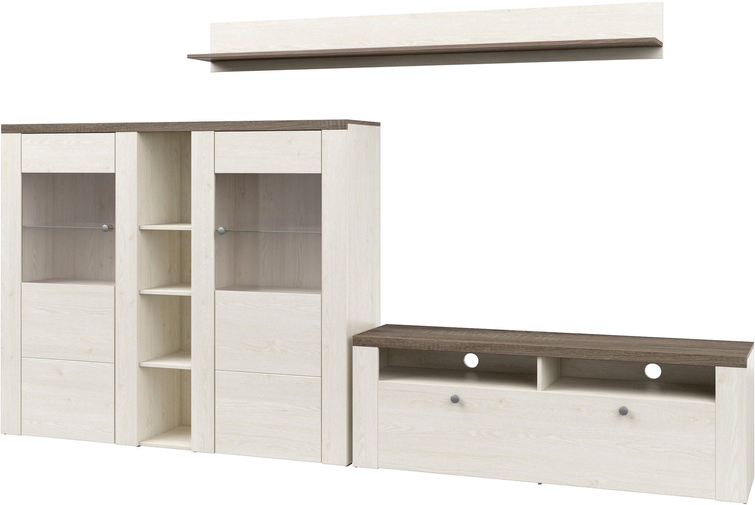 OTTO home Wohnwand "Larona, Wohnwand, Set 3 teilig," 3 Stk. tlg.