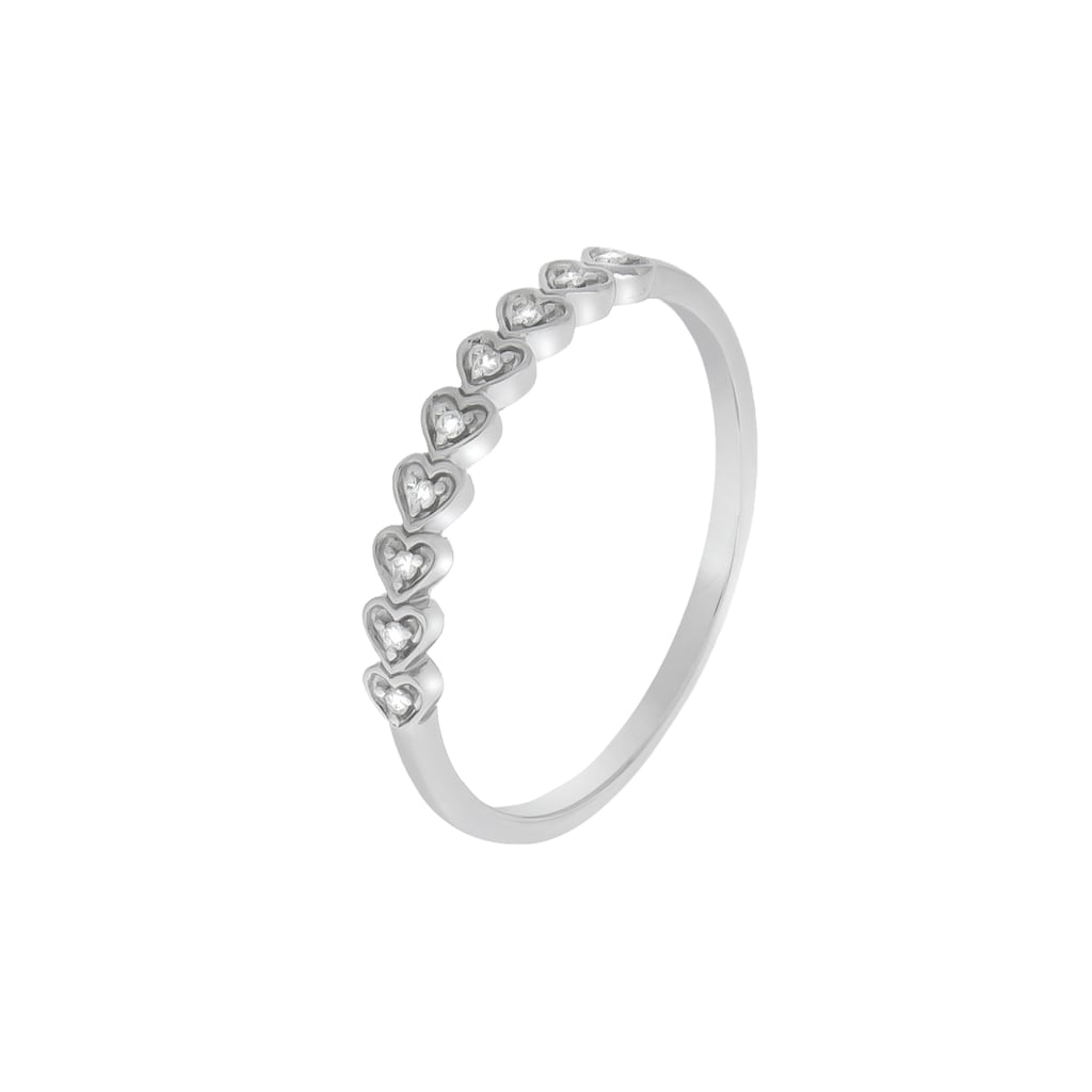 Diamonds by Ellen K. Fingerring »375/- Weißgold Brillant 0,04ct.«