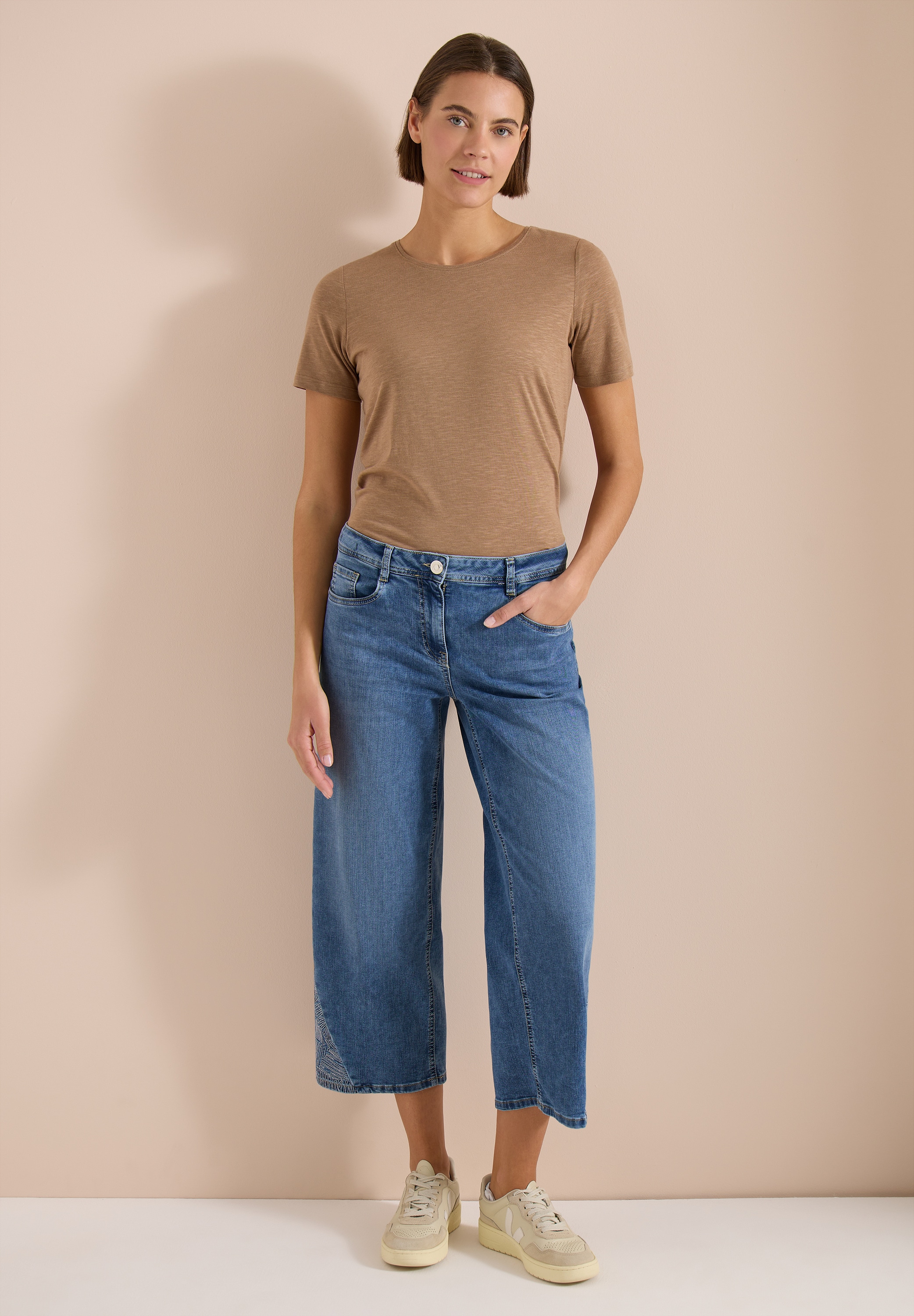 Cecil Loose-fit-Jeans aus Baumwolle mit Stretchanteil