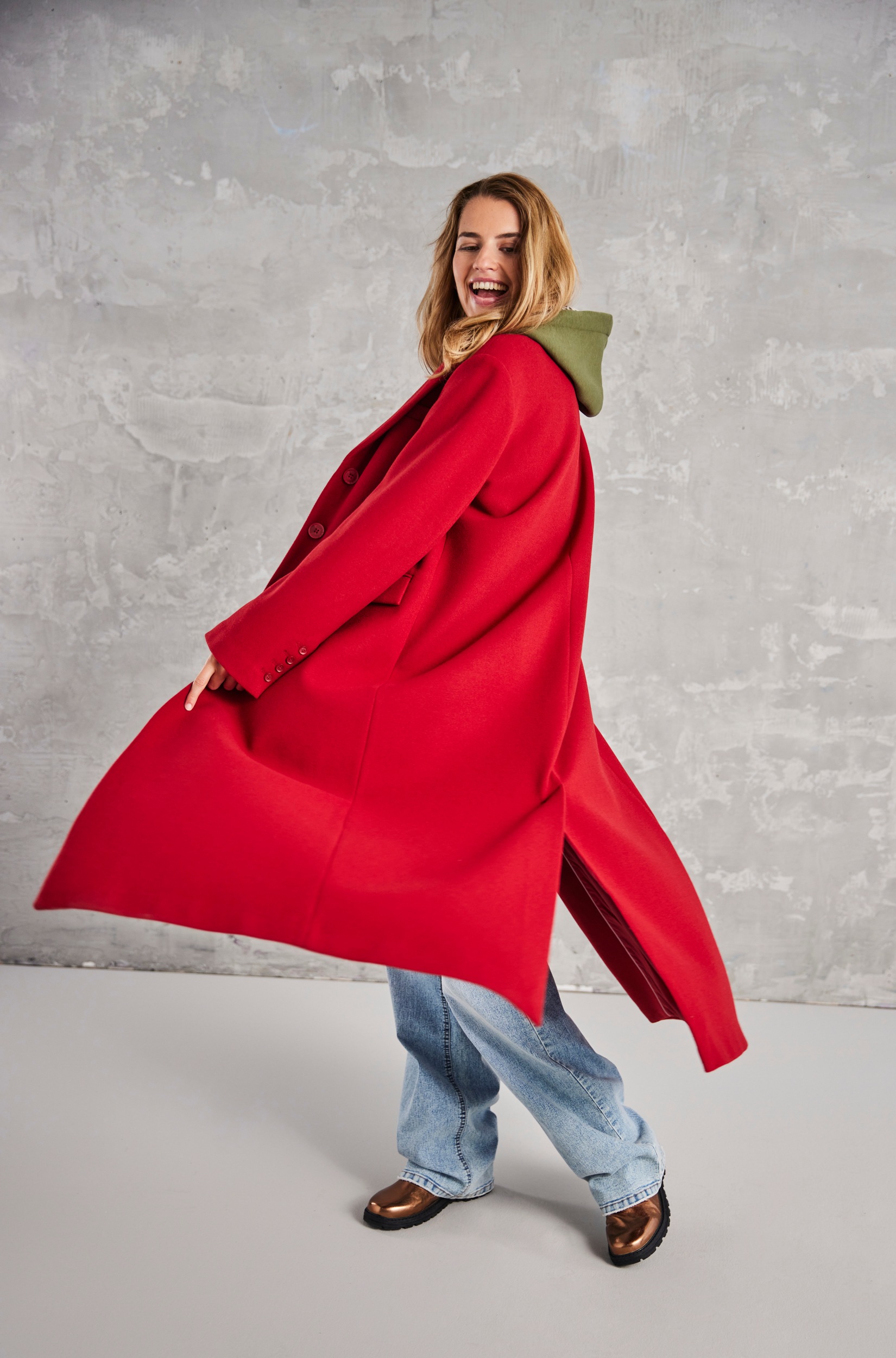 ONLY Langmantel "ONLNANCY LIFE LONG FITTED COAT CC OTW" günstig online kaufen