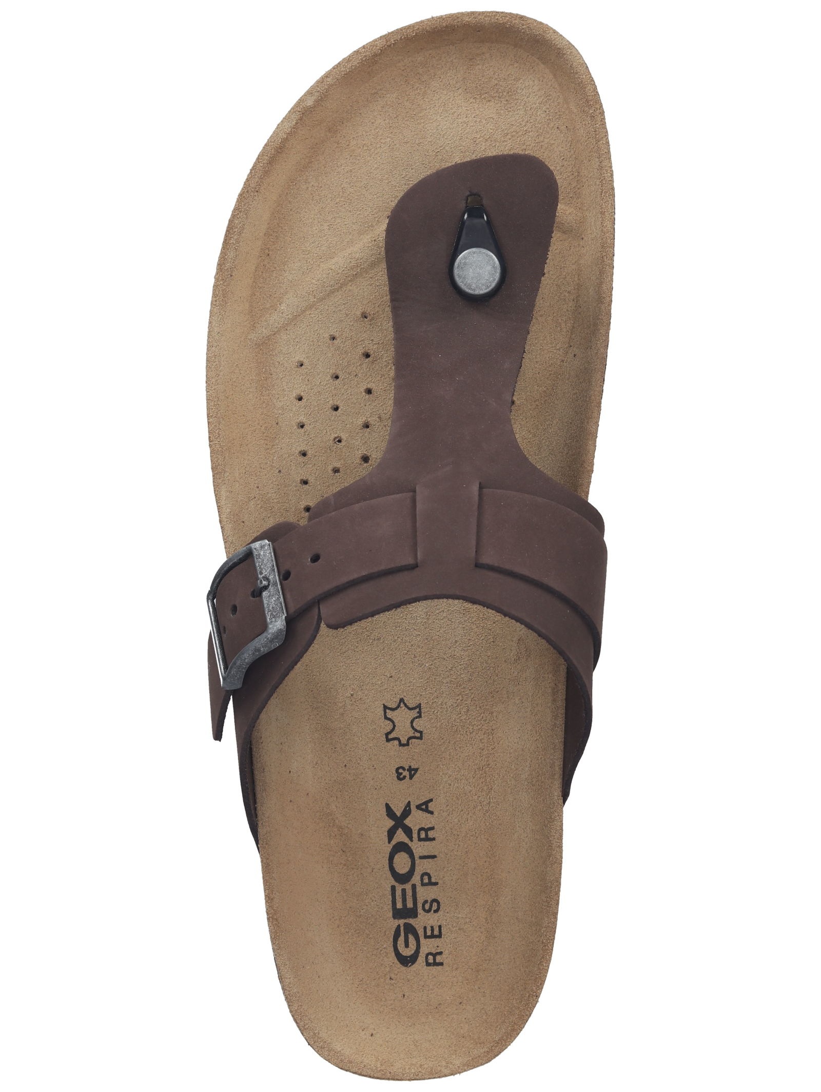 Geox Zehentrenner »Geox Pantoletten Lederimitat«