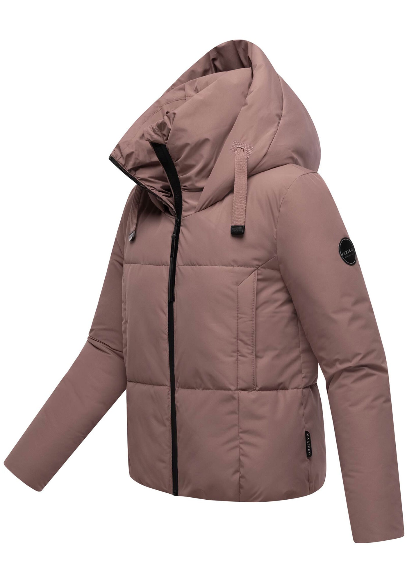 Marikoo Winterjacke »Ninikaa«, kurze Winter Jacke mit extra hohem Windschutzkragen