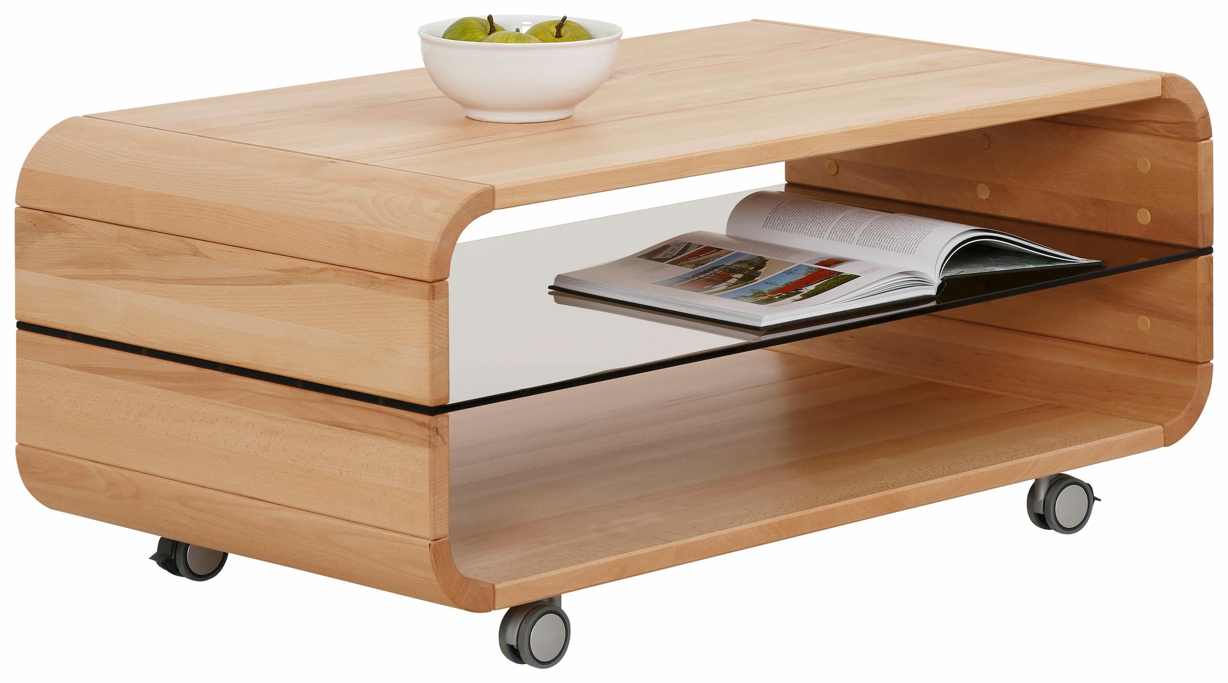 Home affaire Couchtisch »Emil«, auf Rollen, Breite 110 cm