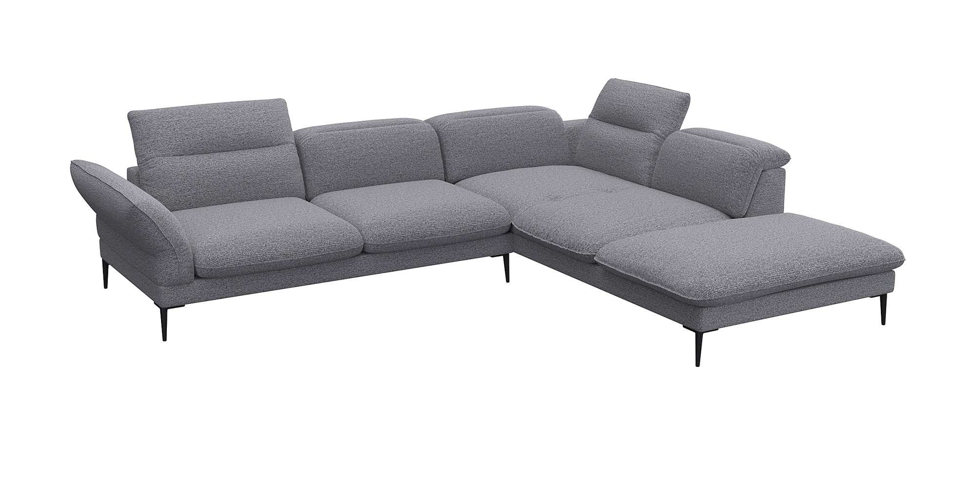 Ecksofa »Salino, Funktionssofa mit Ottomane, Relaxsofa, Ecksofa«, Sofa mit Arm- und...