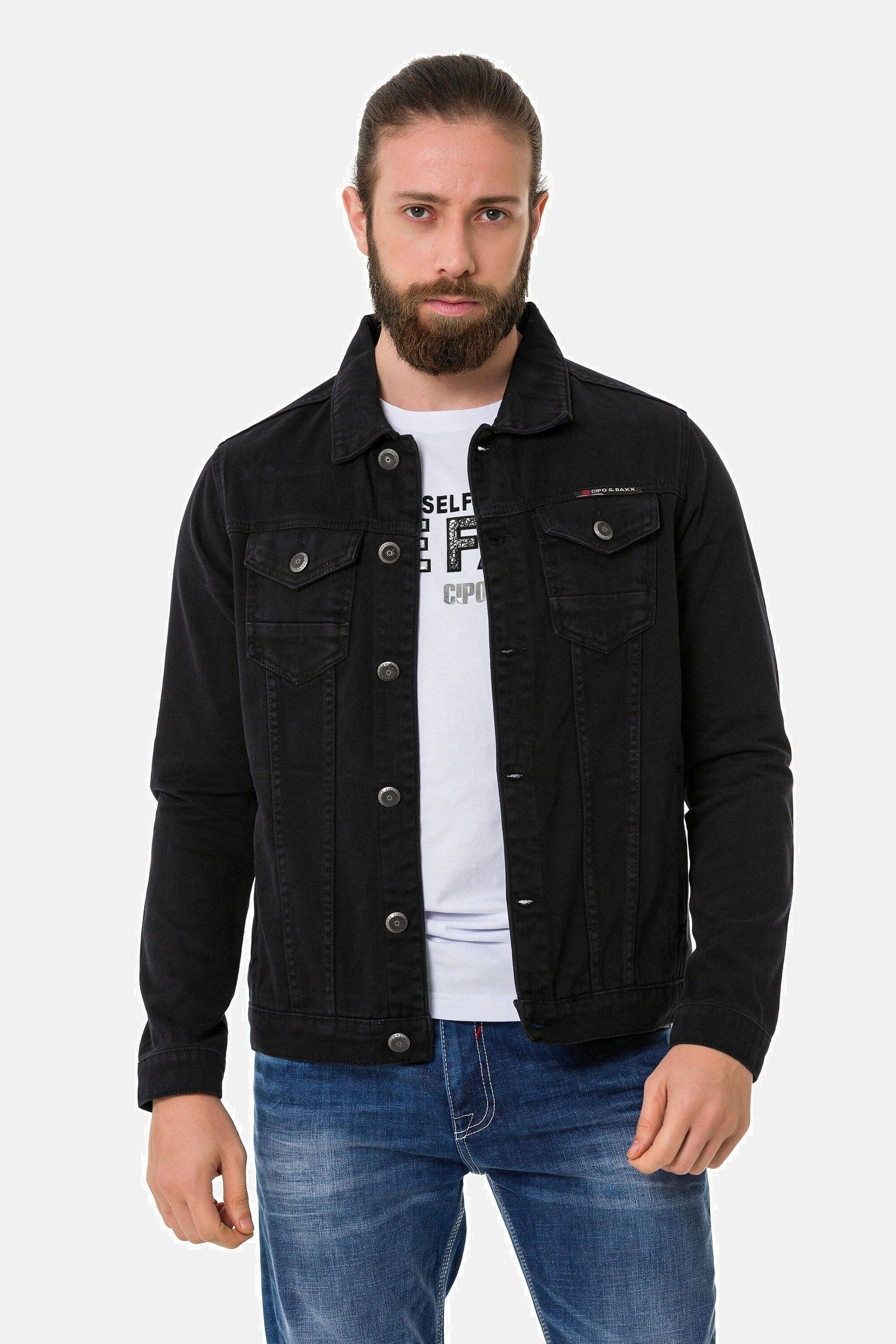 Jeansjacke »Jacke«, ohne Kapuze, mit Knopfleiste, CJ289