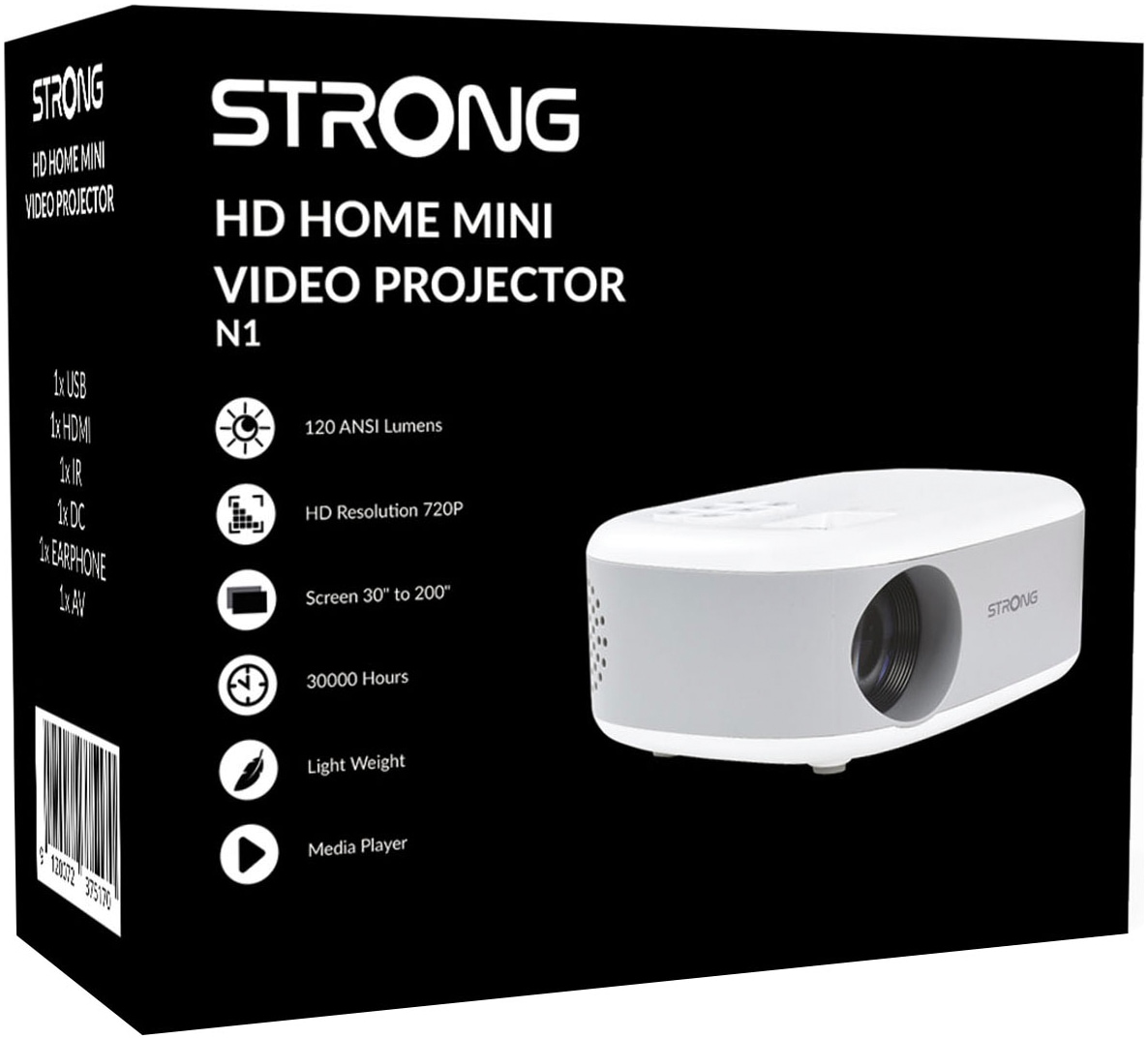 Strong Mini-Beamer »N1«, (1000:1)