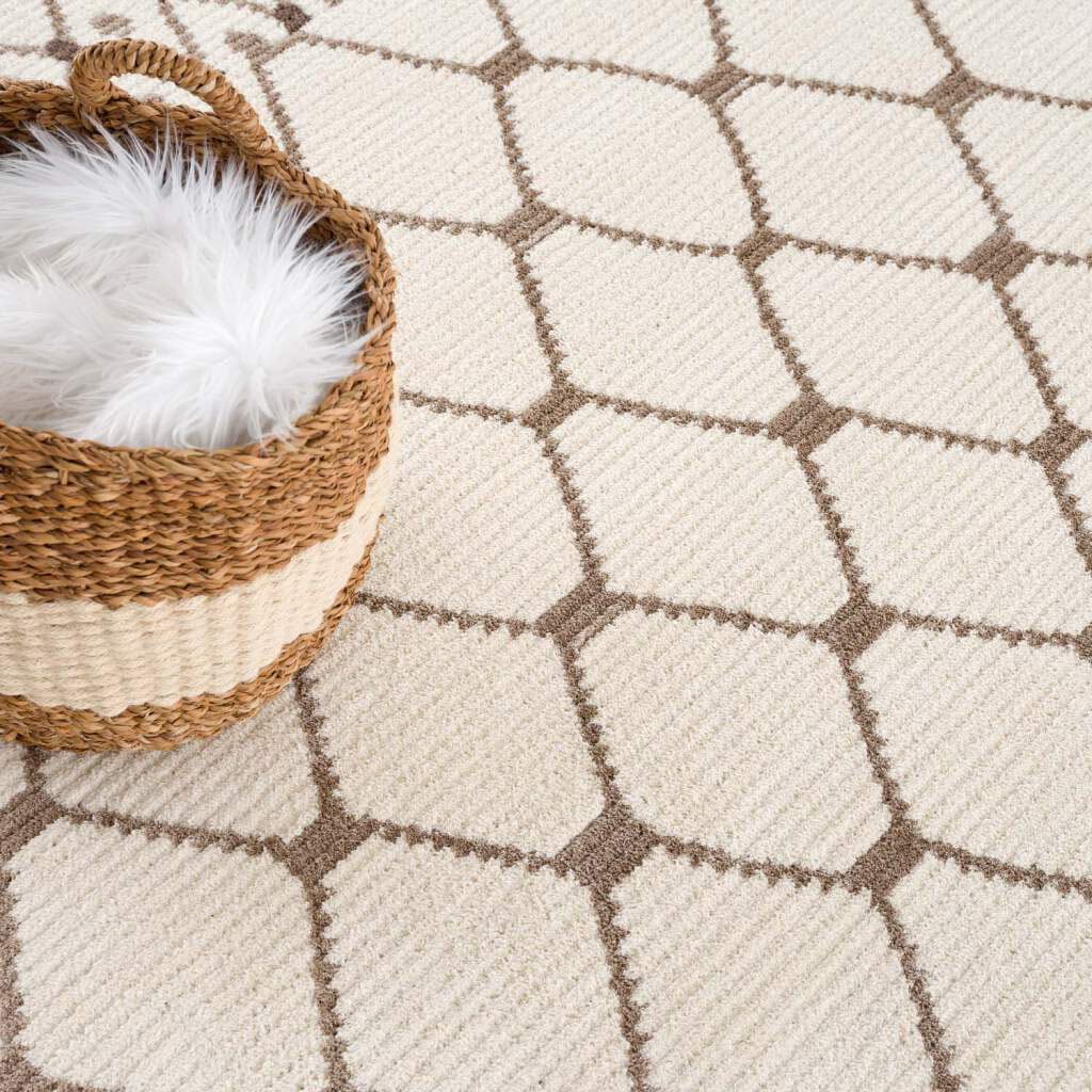 Carpet City Teppich »April 2312«, rechteckig, 10 mm Höhe, Läufer, weich durch Microfaser, Boho Ethno Look, Wohnzimmer