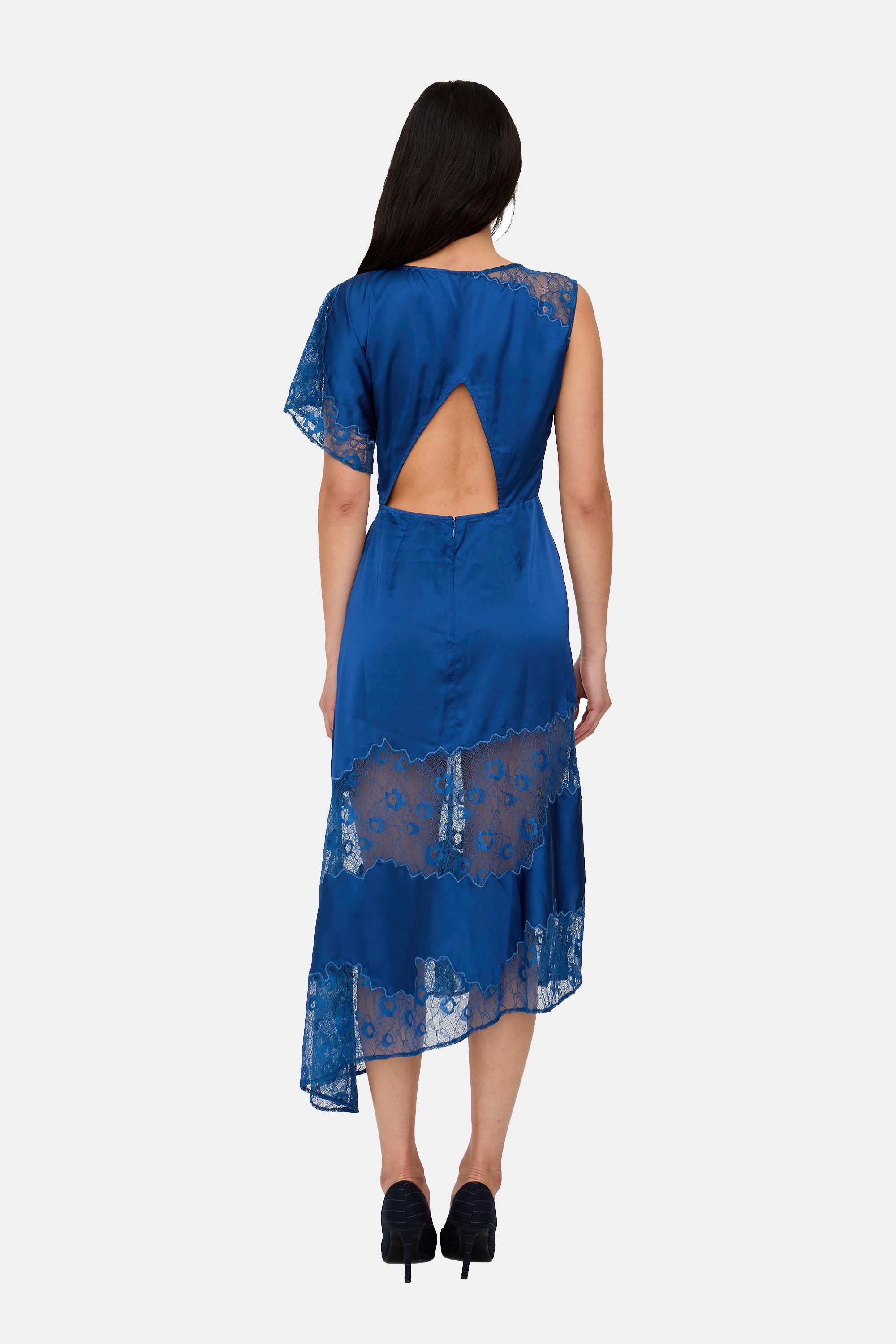 Thumbnail - Lily and Lionel Midikleid "Selma Lace Insert Maxi Dress Damen"