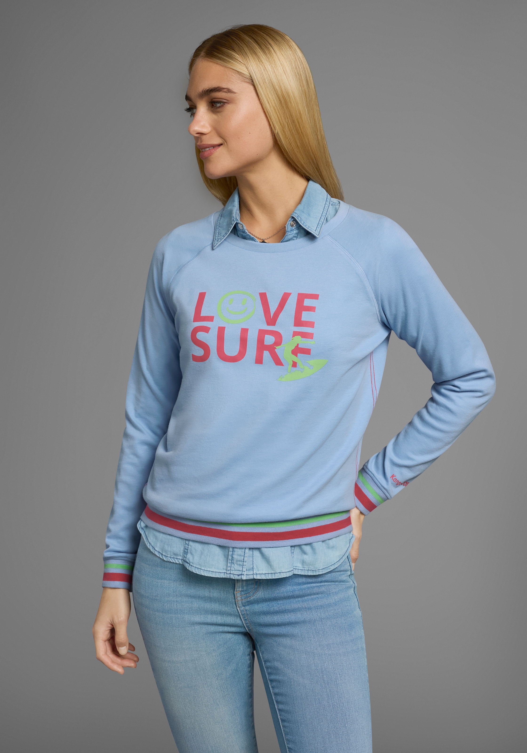 KangaROOS Sweatshirt, Rundhals und Print