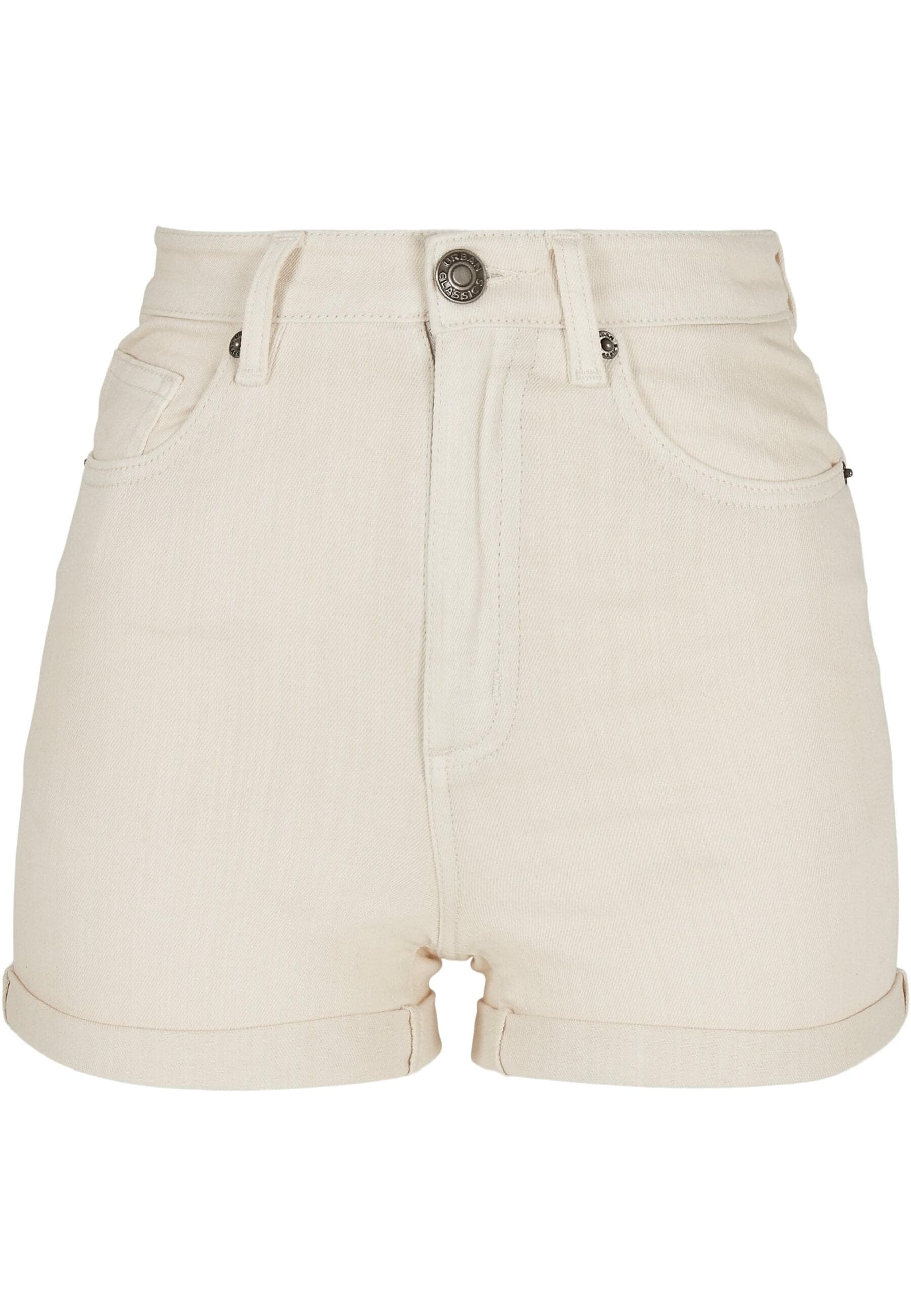 URBAN CLASSICS Stoffhose "Urban Classics Damen Ladies 5 Pocket Shorts" günstig online kaufen