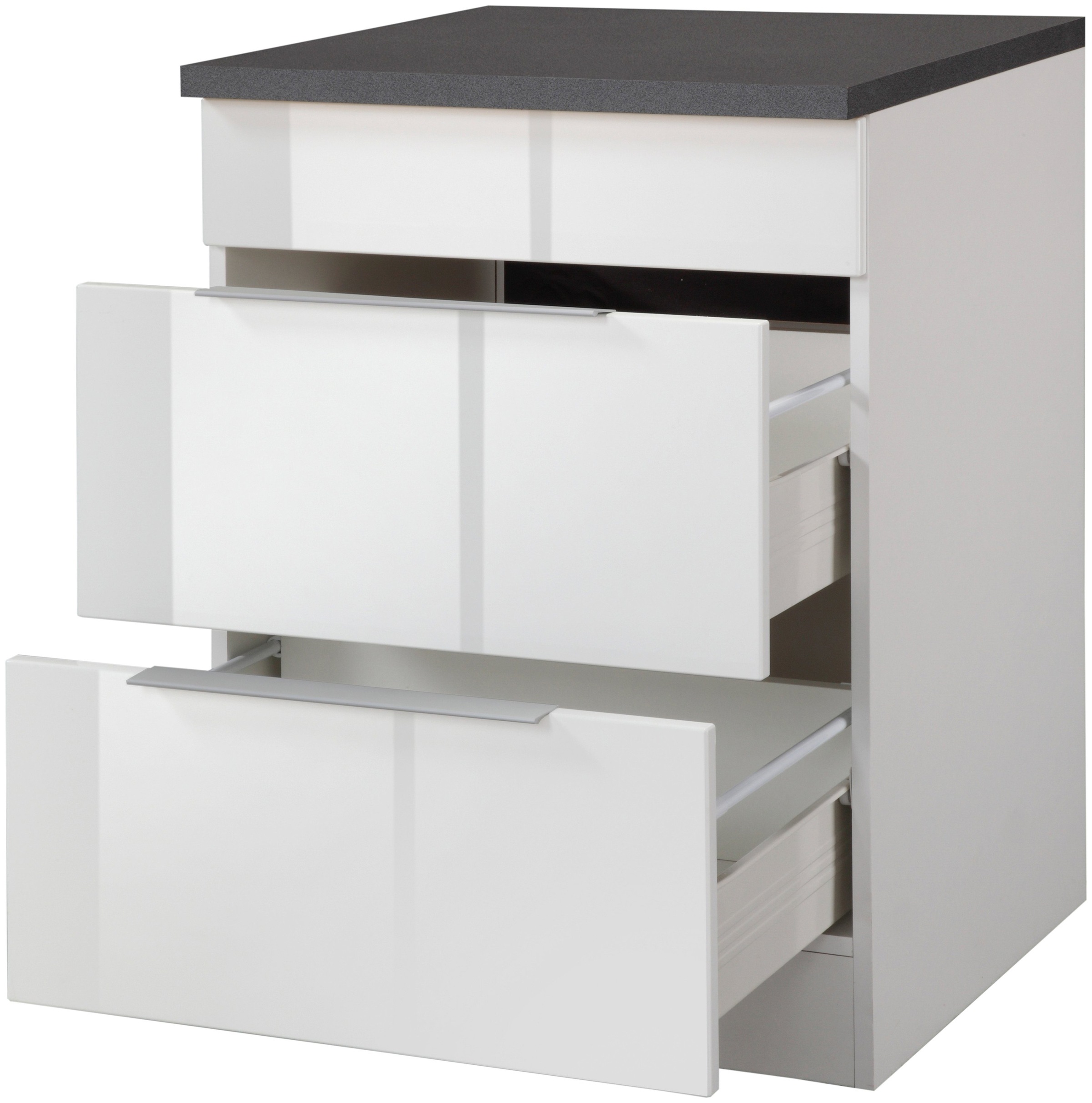 KOCHSTATION Kochfeldumbauschrank »KS-Brindisi«, 60 cm breit, für autarkes Kochfeld