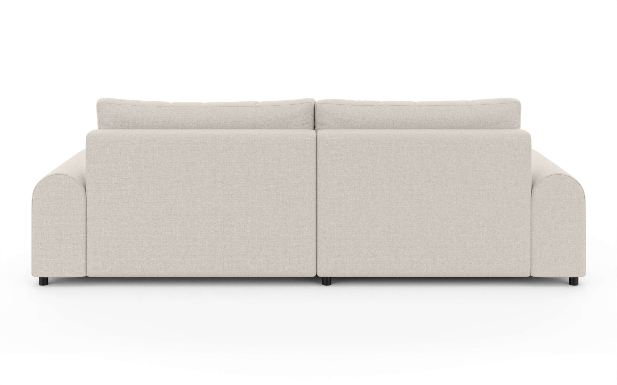 INOSIGN Ecksofa »Marsby, mit Bettfunktion und Bettkasten, Maße: B/H/T 242/65/145 cm«, L-Form mit Wellenunterfederung, Recamiere links oder rechts bestellbar
