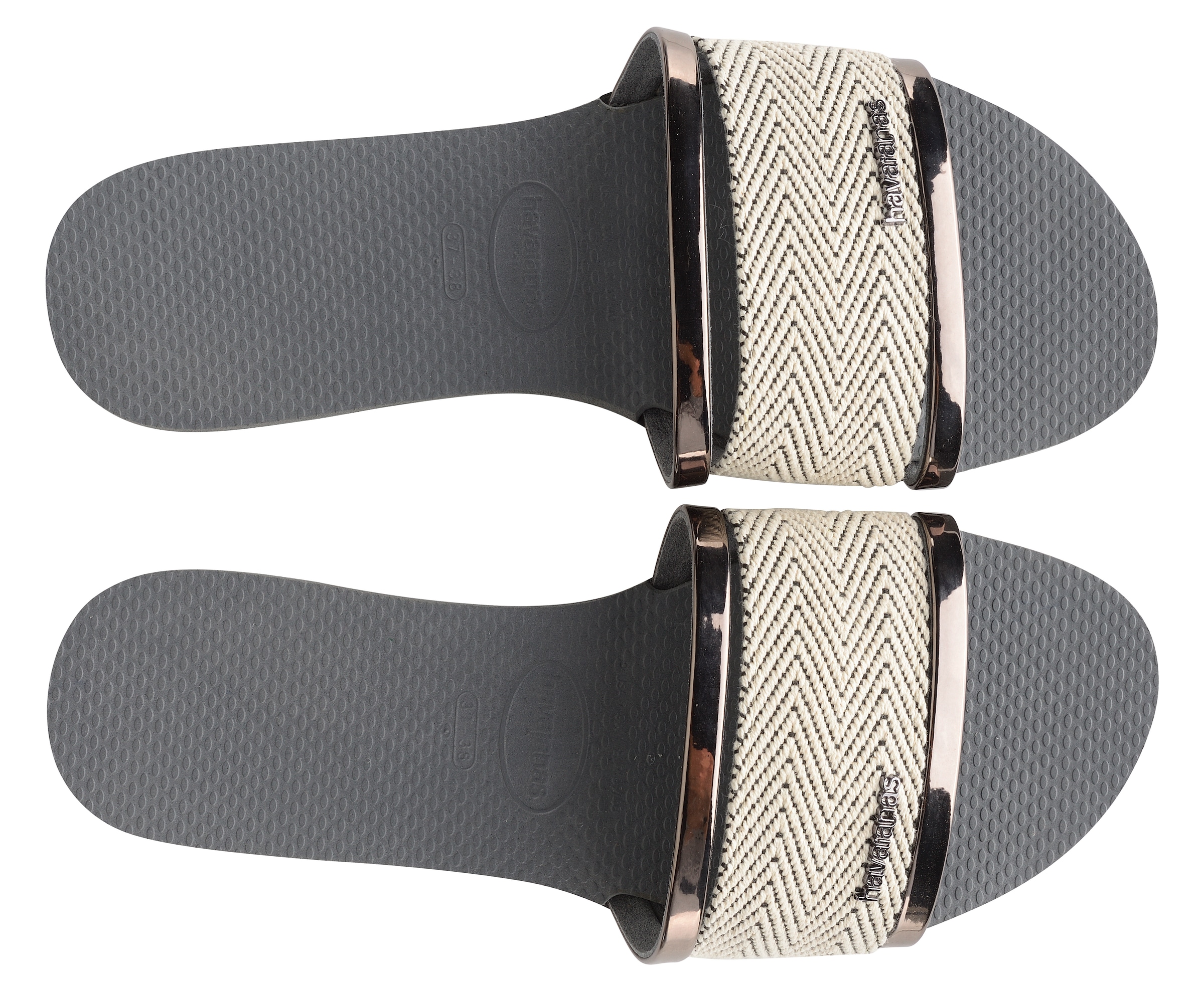 Havaianas Pantolette »YOU TRANSOCO PREMIUM«, Sommerschuh, Schlappen mit glänzenden Details