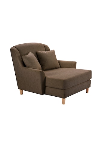 Max Winzer® XXL-Sessel »Julia«, Struktur, mit naturfarbenen Holzfüßen kaufen