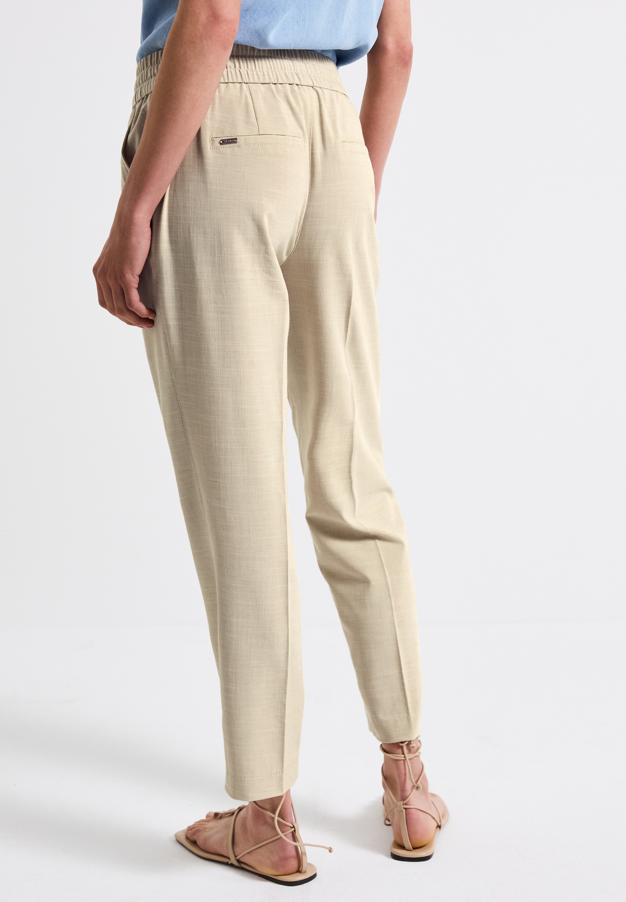 STREET ONE Bügelfaltenhose, Middle Waist