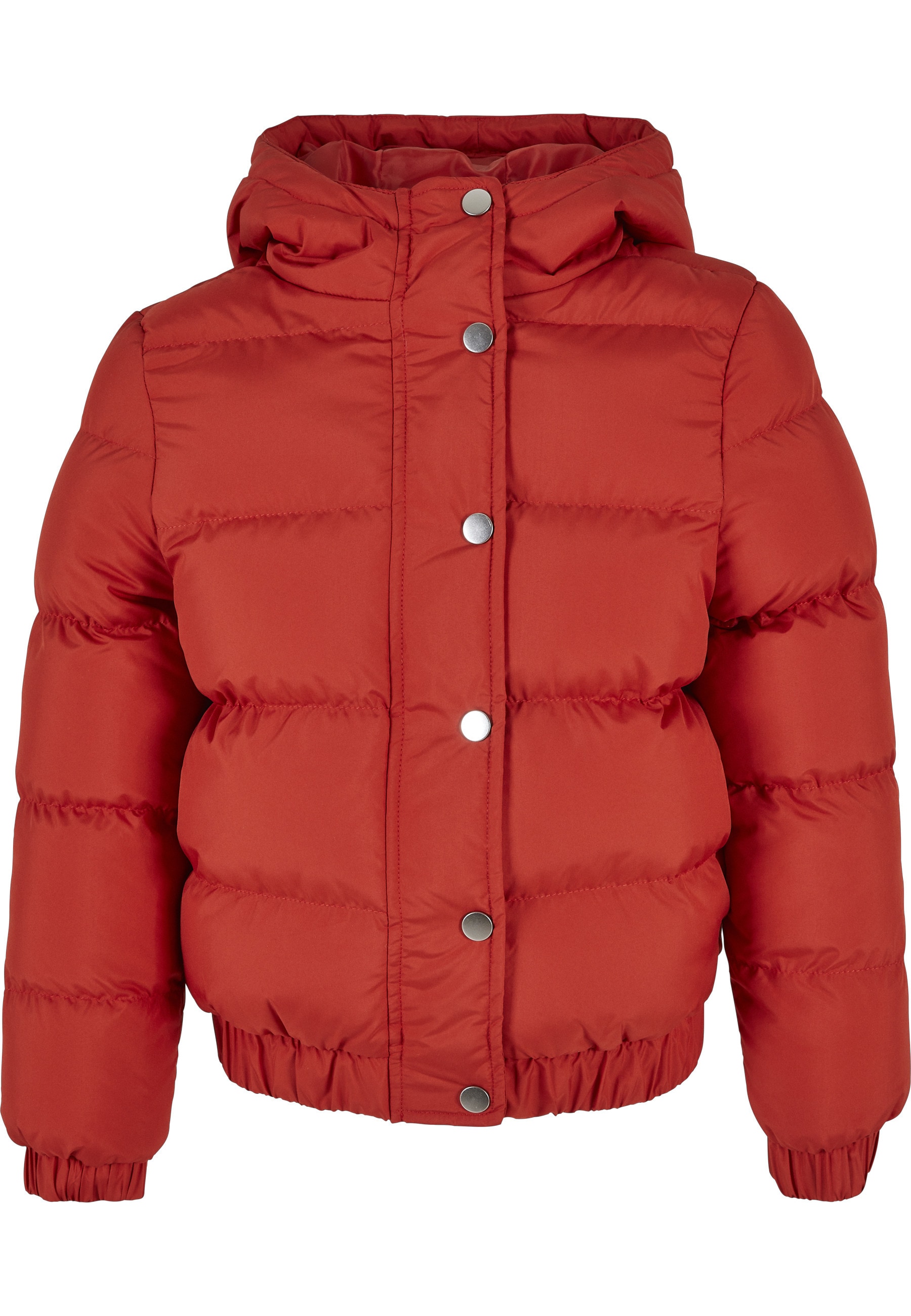 URBAN CLASSICS Winterjacke »Urban Classics Damen Girls Hooded Puffer Jacket« 1 Stk. tlg. mit Kapuze