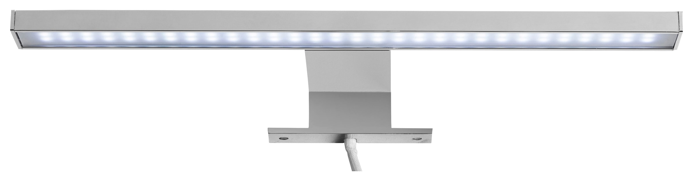 trendteam LED Spiegelleuchte LED-Board Kaltweiß Länge 30 cm - LED Badaufbauleuchte mit kaltem Licht - Mit Multibox