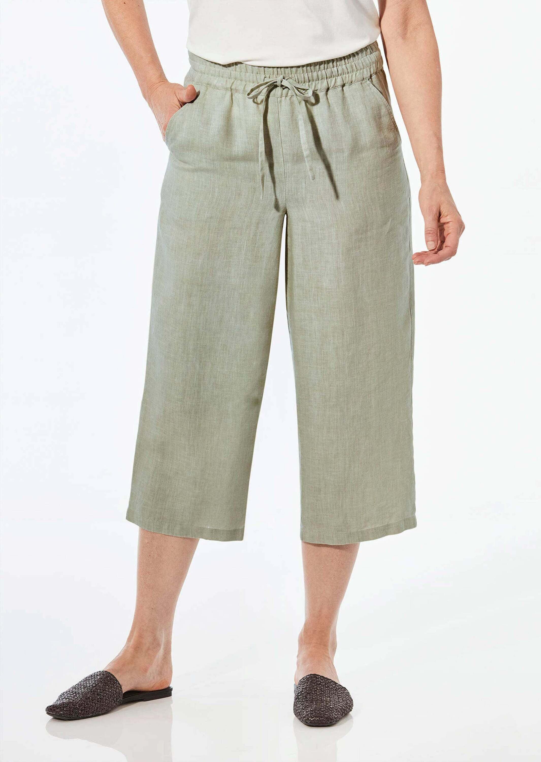 GOLDNER 2-in-1-Hose »Leinenhose Leinenhose«