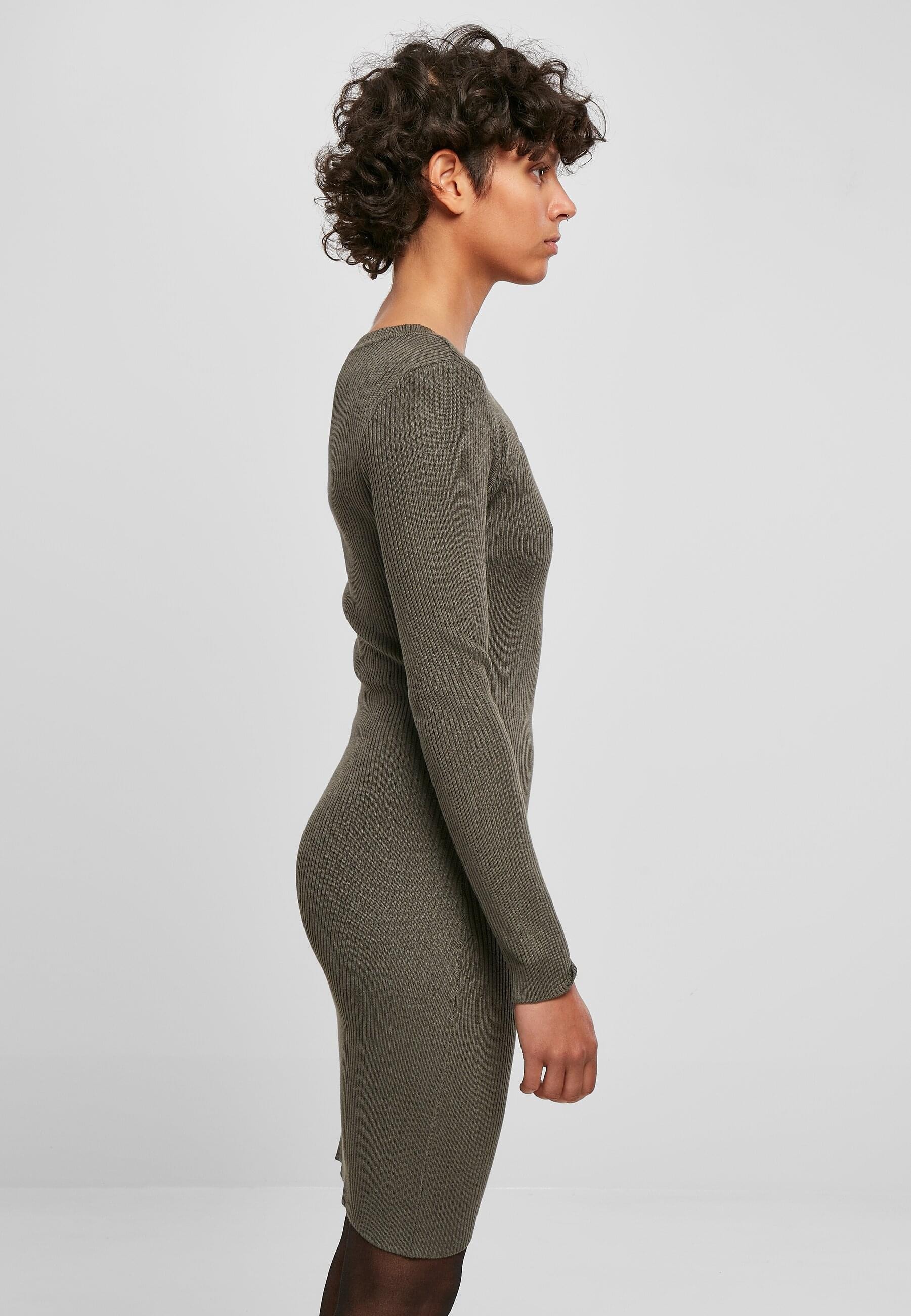 URBAN CLASSICS Shirtkleid »Urban Classics Damen Ladies Cut Out Dress«, (1 tlg.)