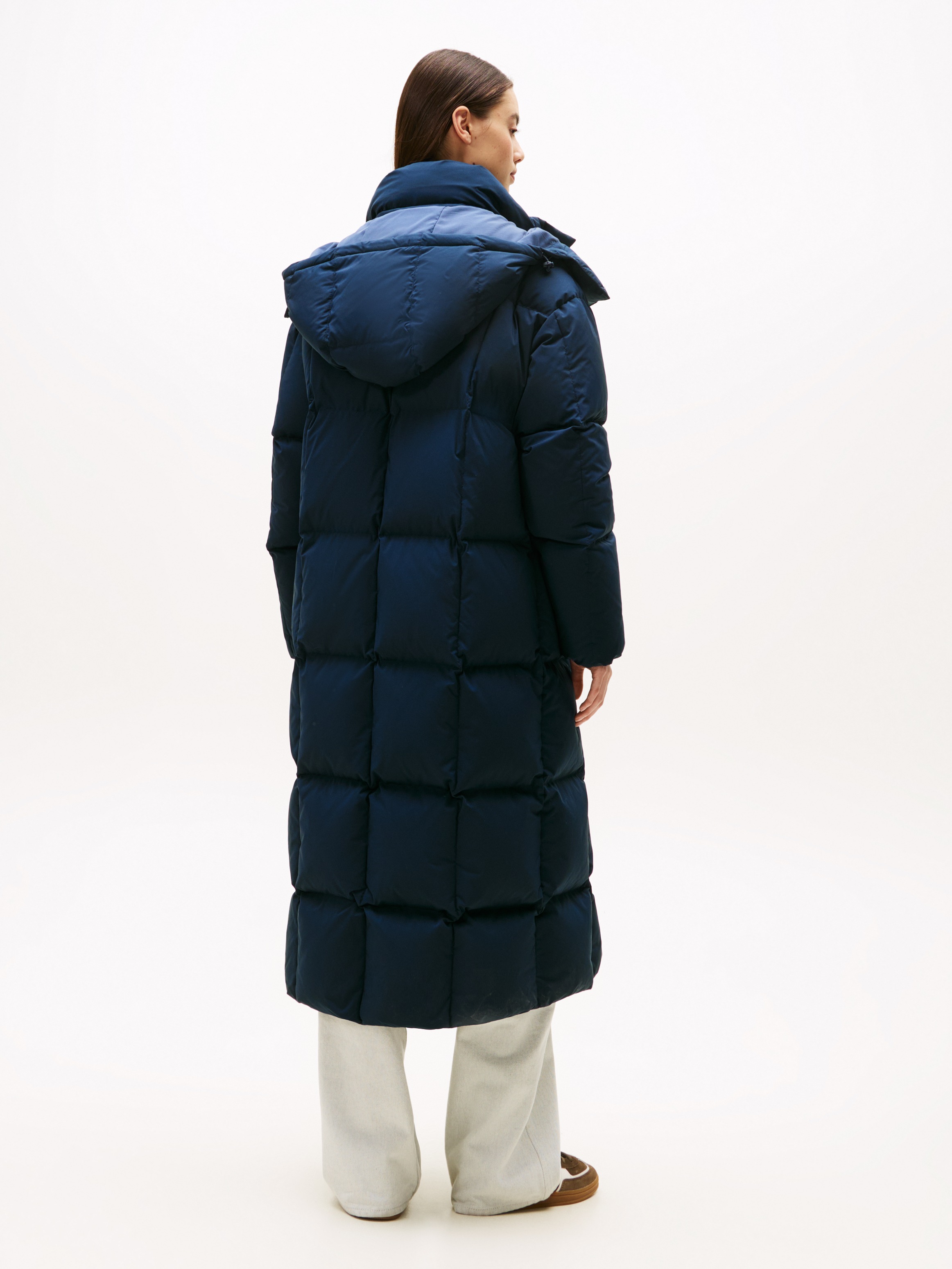 Tommy Jeans Steppmantel "TJW ALASKA GRID DWN MXI COAT EXT" günstig online kaufen