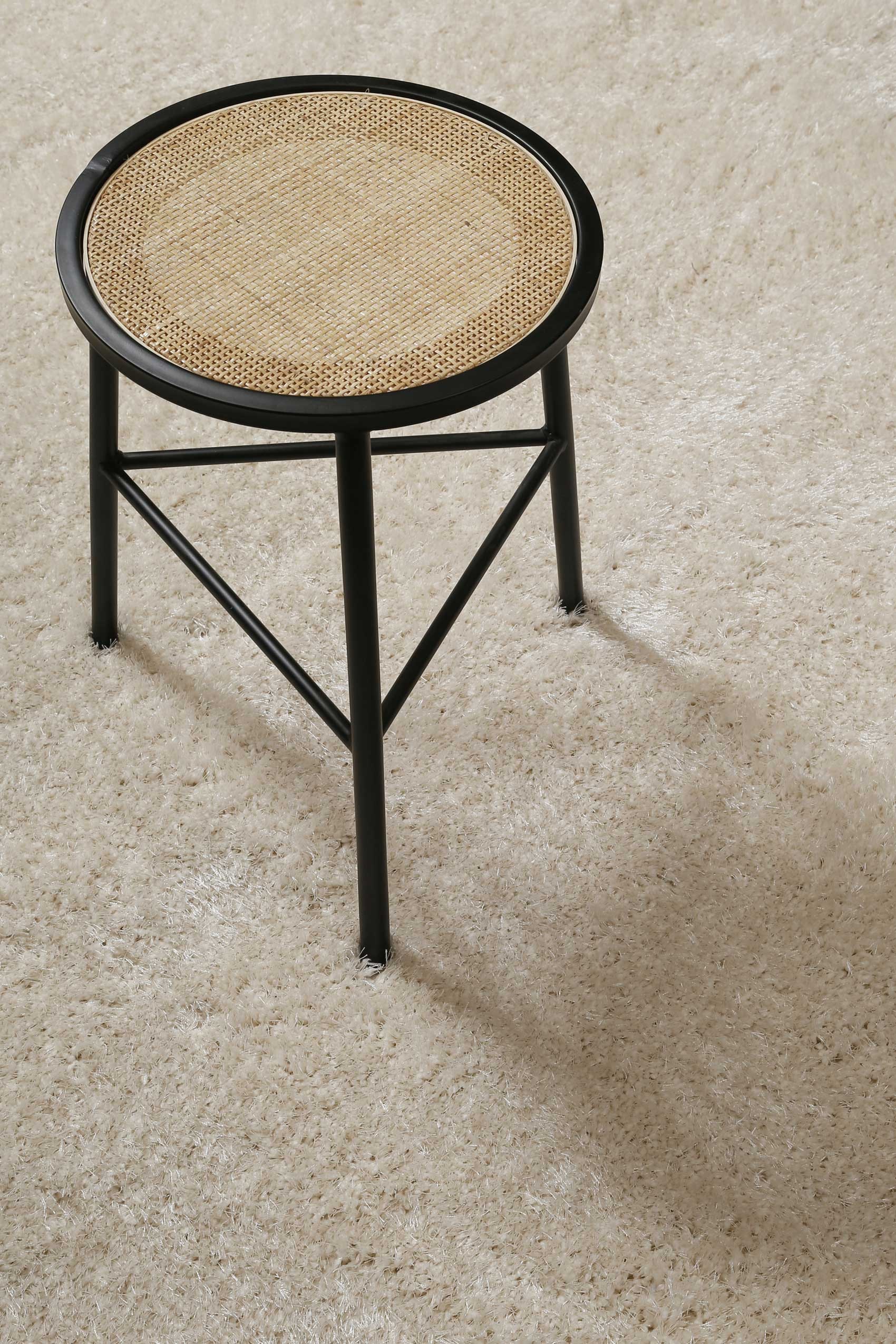 Homie Living Teppich »Flavio«, rund, 30 mm Höhe, Hochflor, gewebt, weich, uni, Wohnzimmer, Schlafzimmer, waschbar