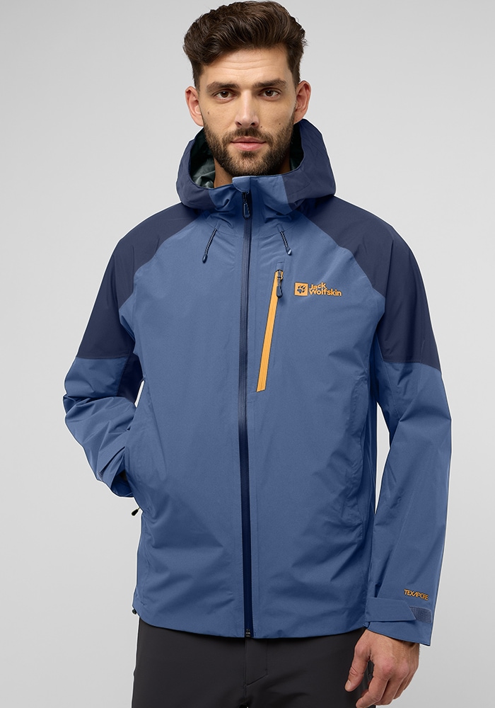 Jack Wolfskin Funktionsjacke "EAGLE PEAK 2L JKT M", mit Kapuze