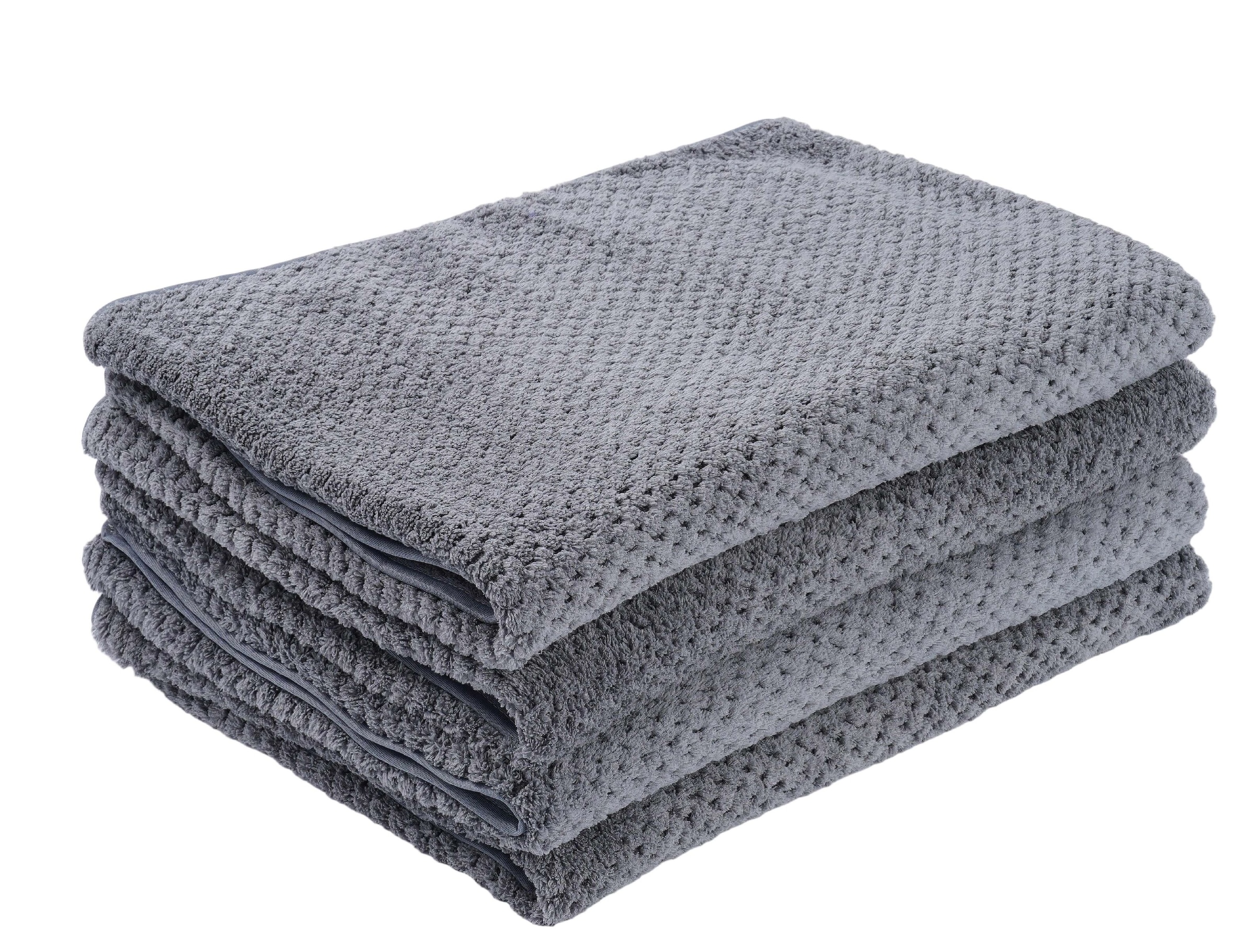 OTTO home Handtücher »Parris, Serie, 4 Handtücher«, (6 St.), sehr leicht, kompakt, schnelltrocknend, Mikrofaser, mit Waffelmuster