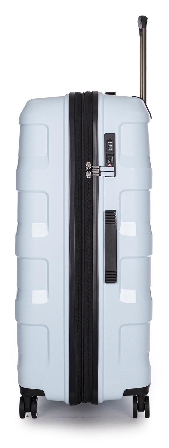 Stratic Trolley »STRAW+ Koffer L«, (1 St.), 4 Rollen, Hartschalenkoffer Trolley TSA-Zahlenschloss STRATIC CONNECT NFC-Chip