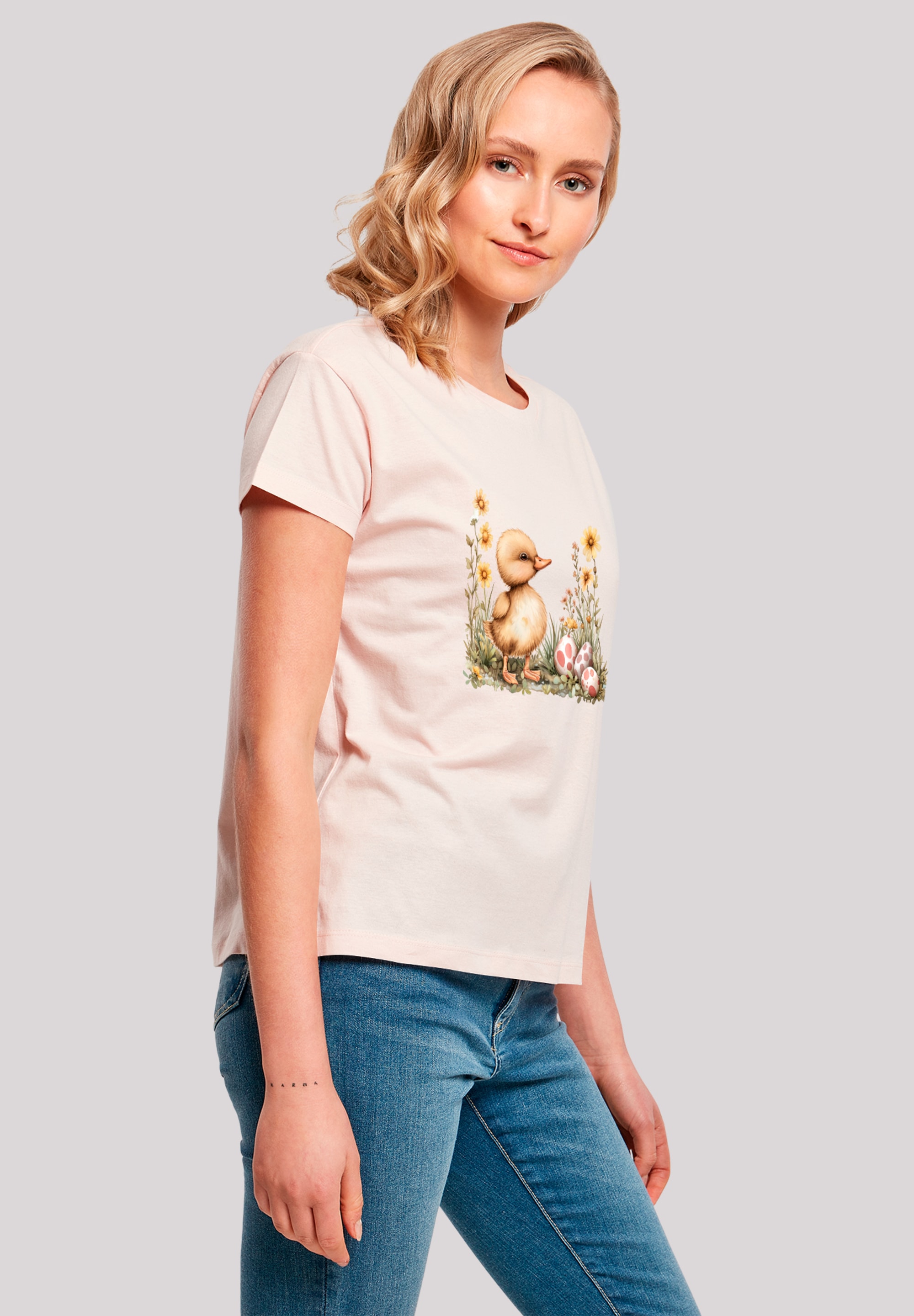 F4NT4STIC T-Shirt »Niedliche Enten Ostereier«, Premium Qualität