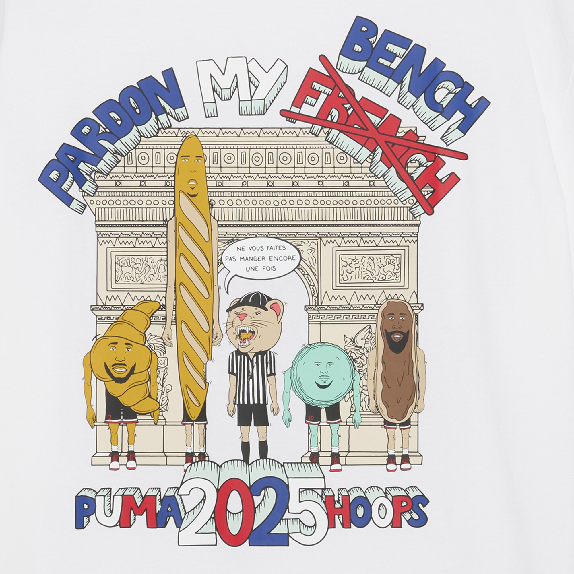 PUMA Trainingsshirt »Paris Pardon My French T-Shirt Herren«