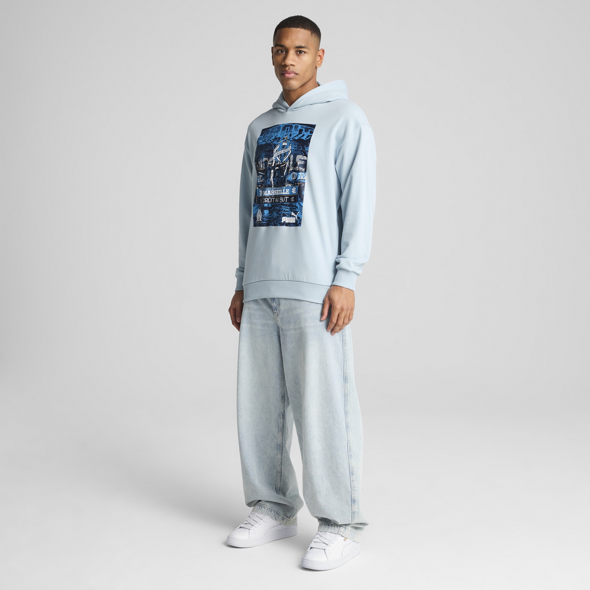 PUMA Hoodie »Olympique de Marseille ftblNRGY+ Hoodie Herren«