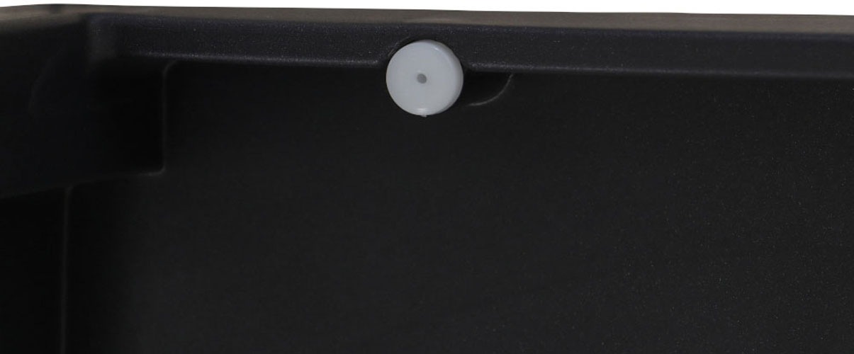 Siena Garden Gartensessel »Square 2er Set Stapelstuhl anthrazit« Set, 2 Stk. tlg. Gestell, Polypropylen/Glasfaser