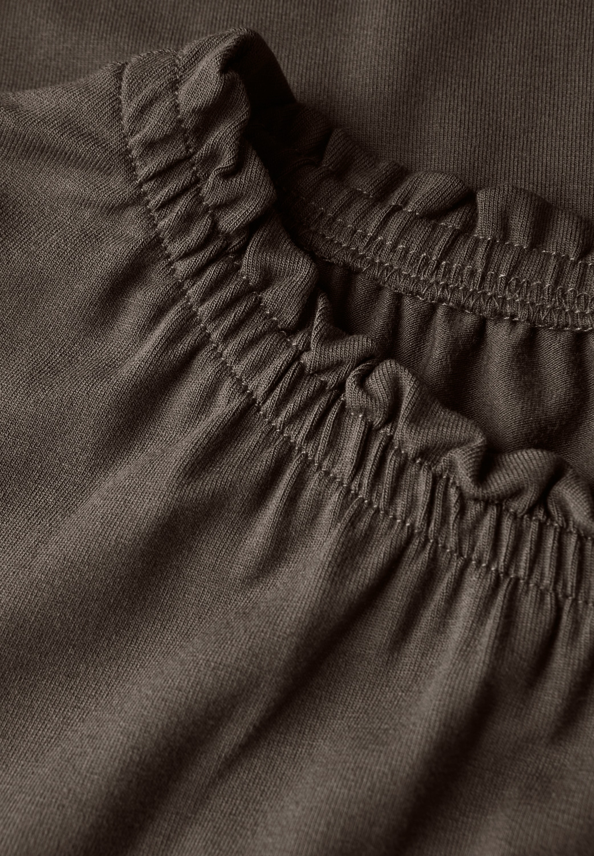 STREET ONE Jerseykleid, mit Raffung