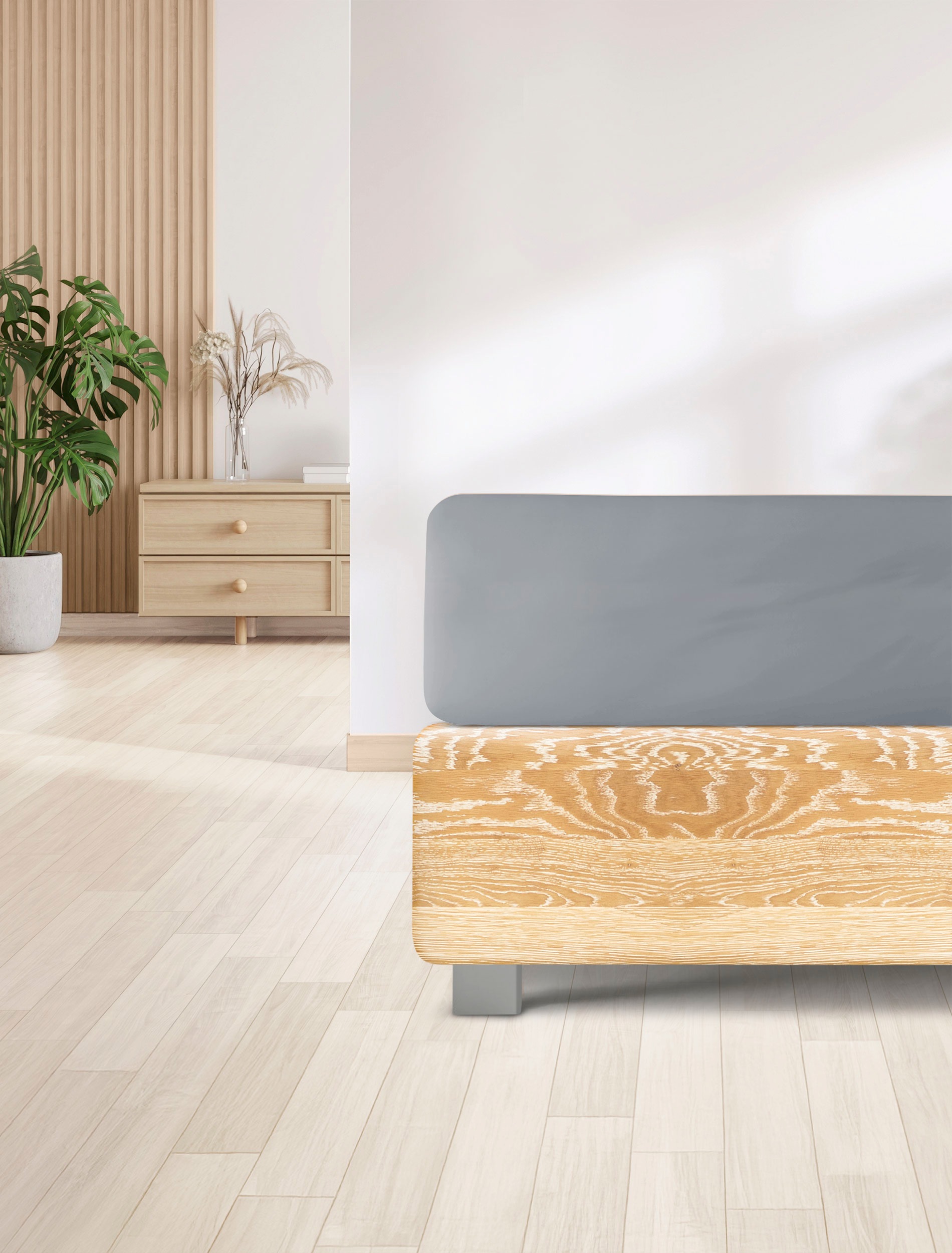 Thumbnail - Irisette Spannbettlaken "Jupiter 8" aus Baumwolle, für Matratzen bis 25 cm Höhe, Bettlaken, Spannbetttuch